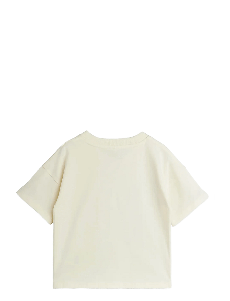 Mini Rodini - Alien travel agency sp ss tee - kurzärmelige - off-white - 1