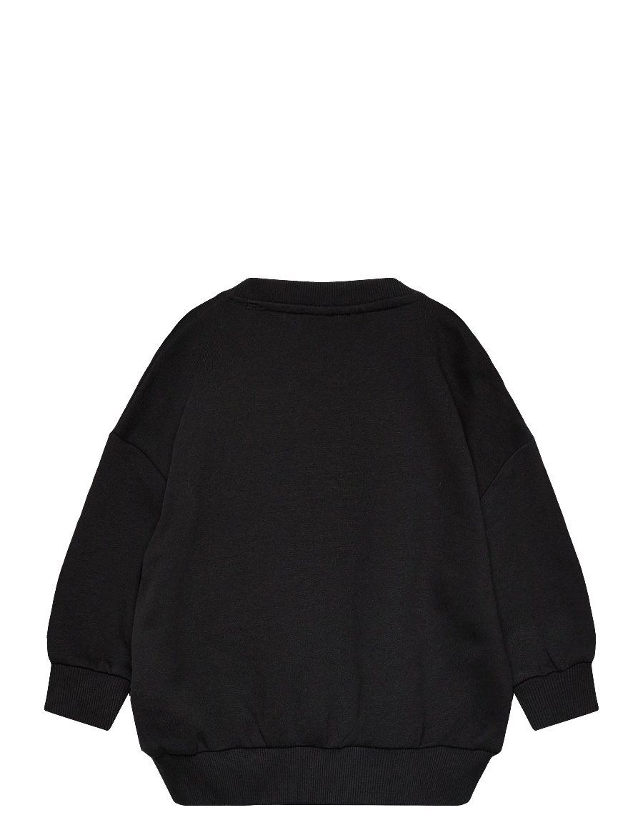 Mini Rodini - Alien stripe sp sweatshirt - sweatshirts - black - 1