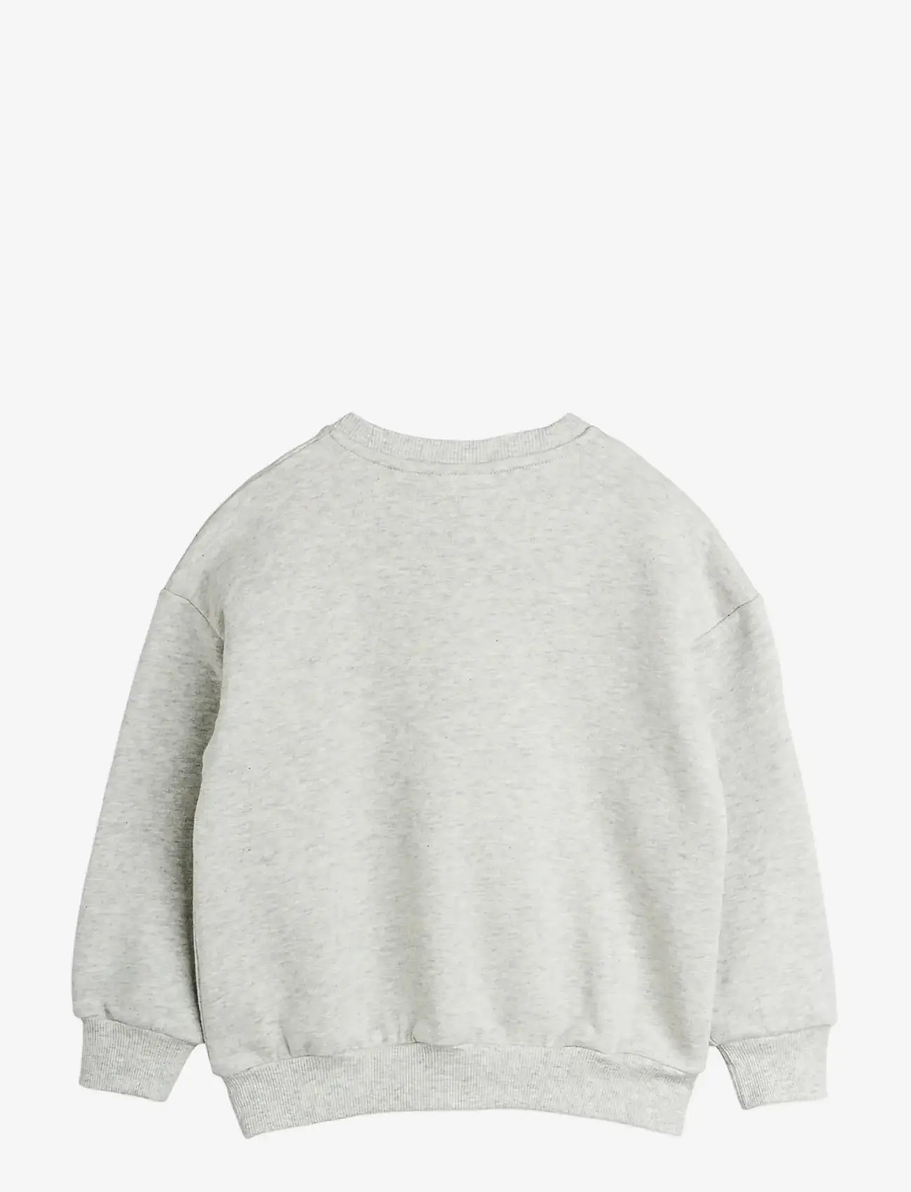 Mini Rodini - Eyes emb sweatshirt - sweatshirts - grey melange - 1