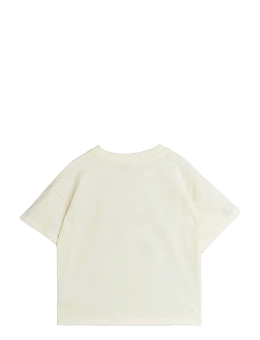 Mini Rodini - Eyes sp ss tee - t-shirts à manches courtes - off-white - 1