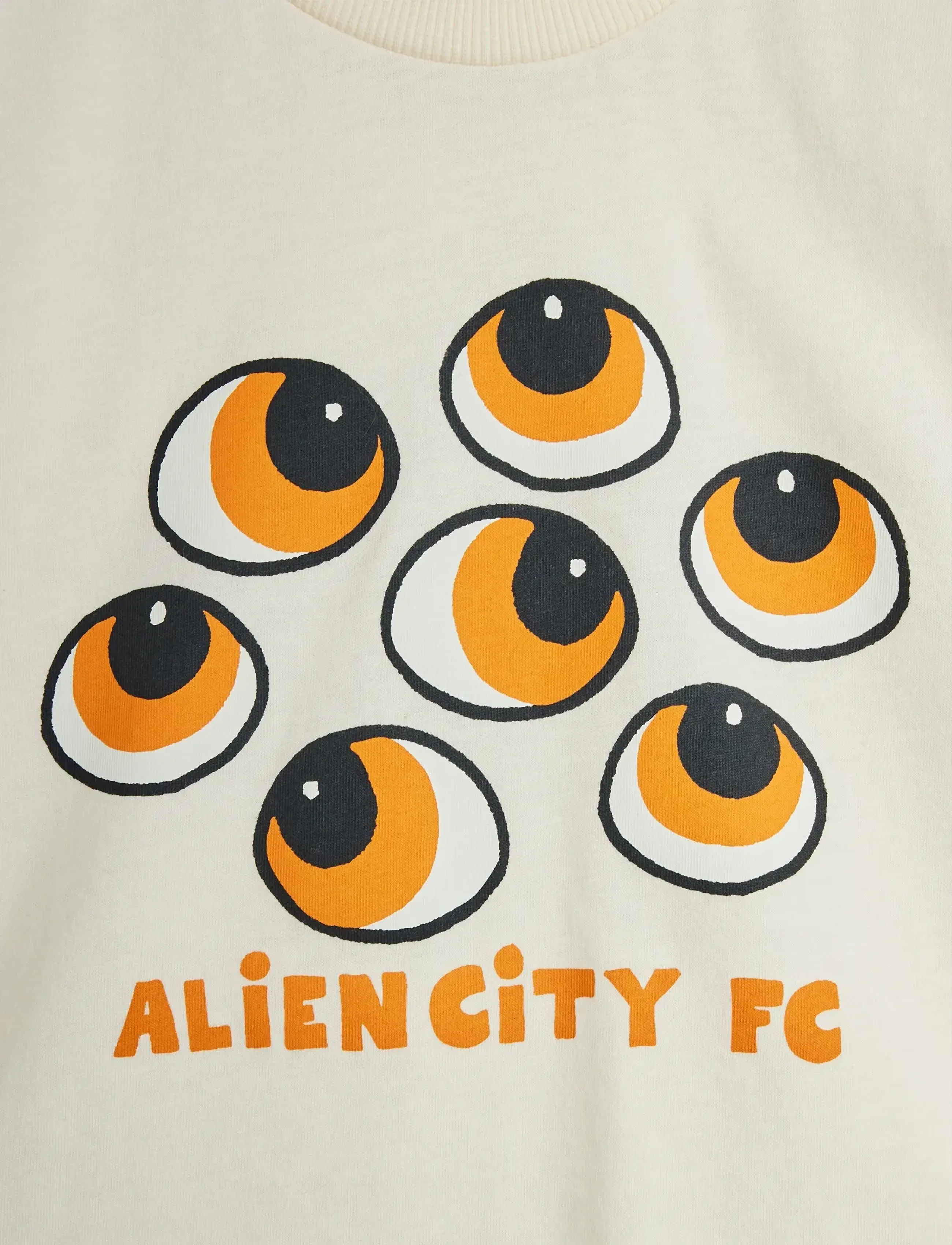 Mini Rodini - Eyes sp ss tee - kurzärmelige - off-white - 2
