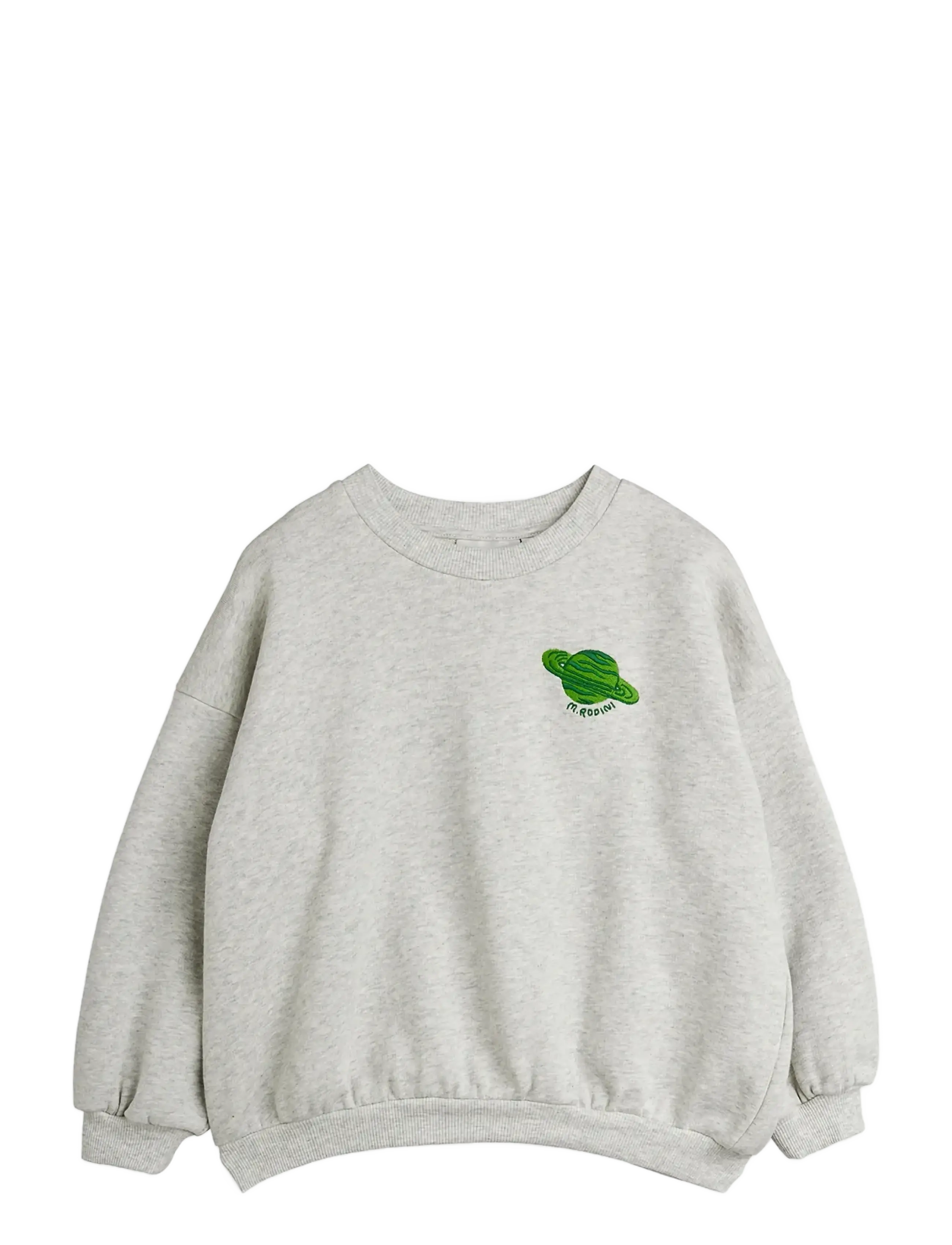 Mini Rodini Planet emb sweatshirt - Mini Rodini - GREY MELANGE / grey