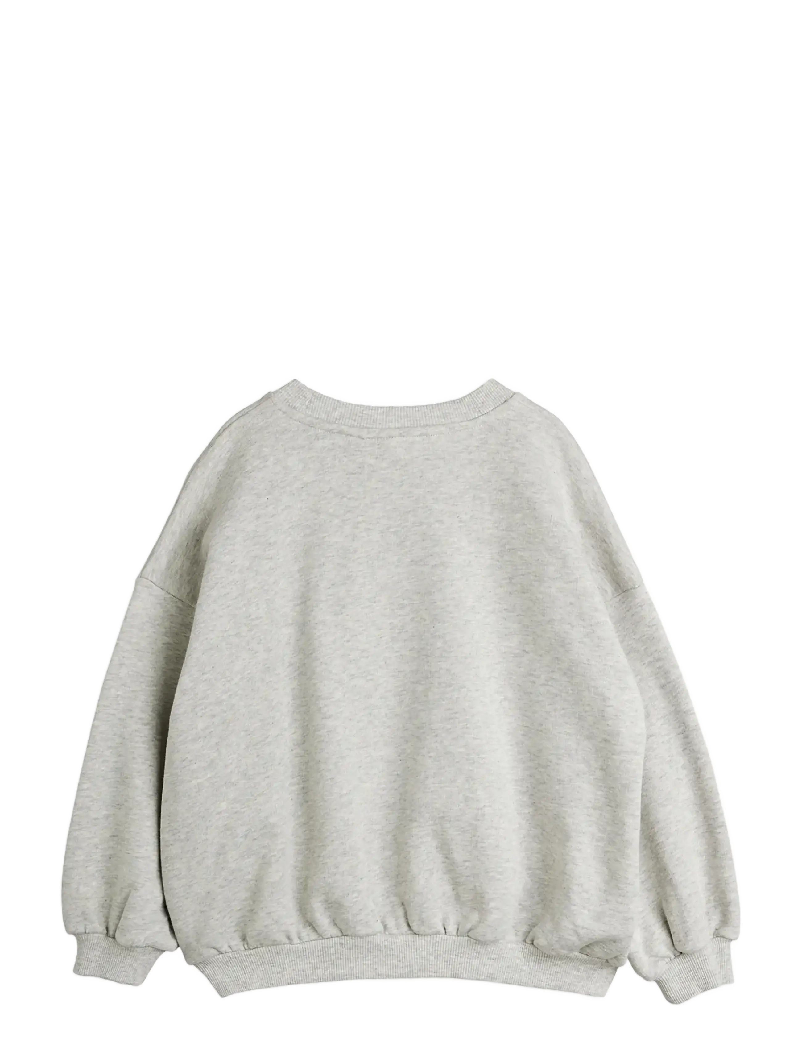 Mini Rodini - Planet emb sweatshirt - sweatshirts - grey melange - 1
