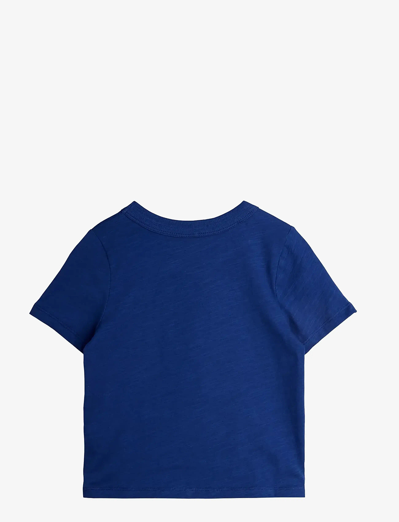 Mini Rodini - Planet emb ss tee - kortärmade t-shirts - blue - 1