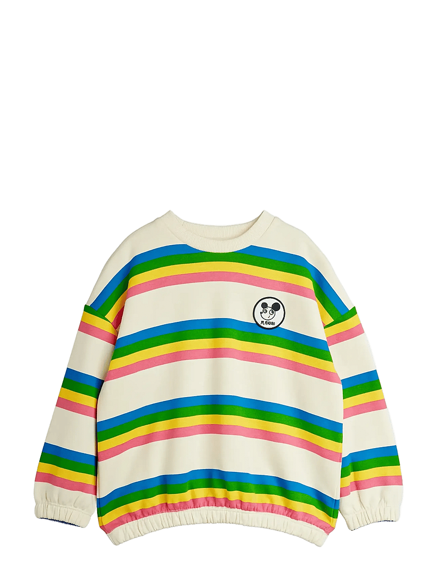 Mini Rodini - Ritzratz stripe sweatshirt - sweatshirts - multi - 0