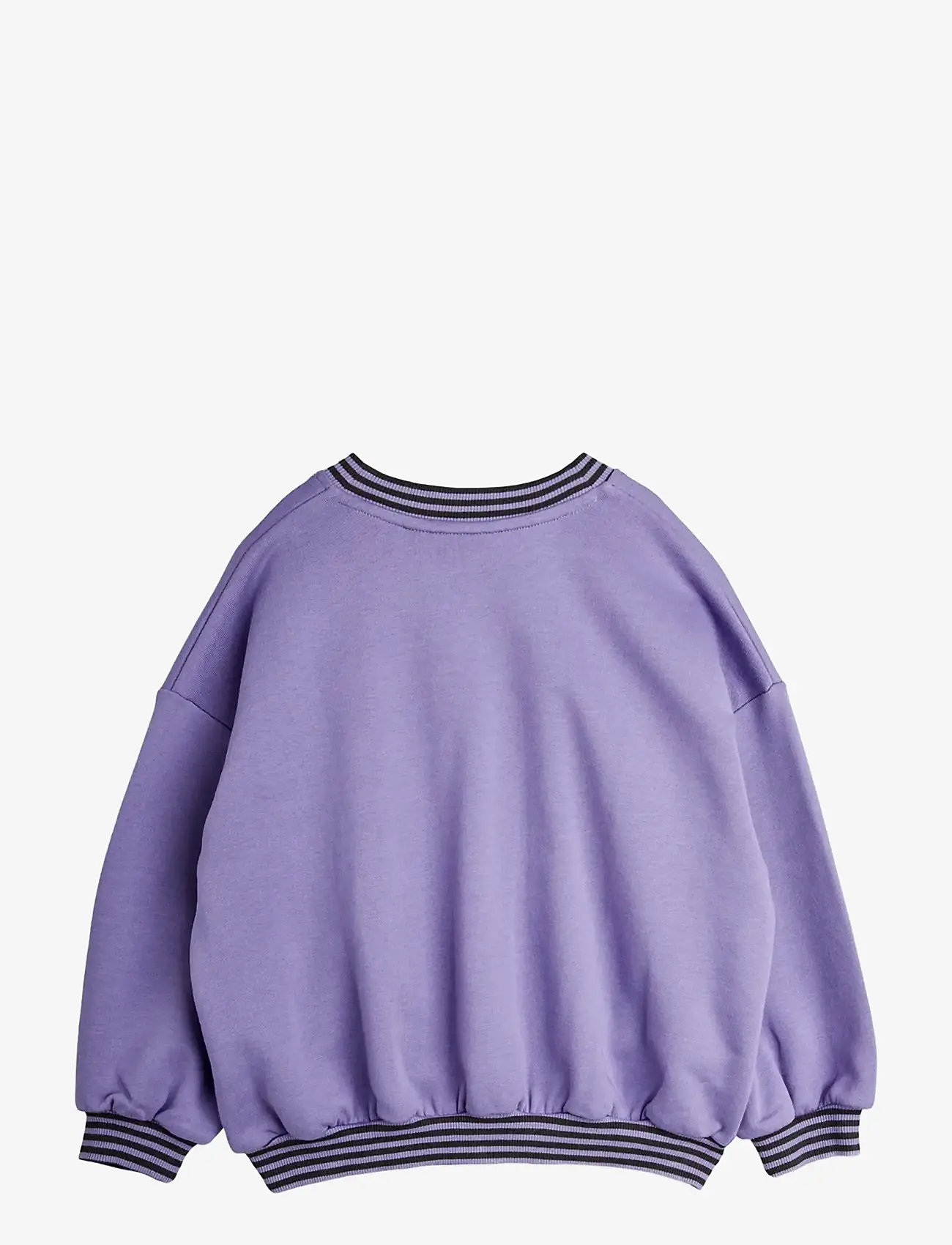 Mini Rodini - Football emb sweatshirt - sweatshirts - purple - 1