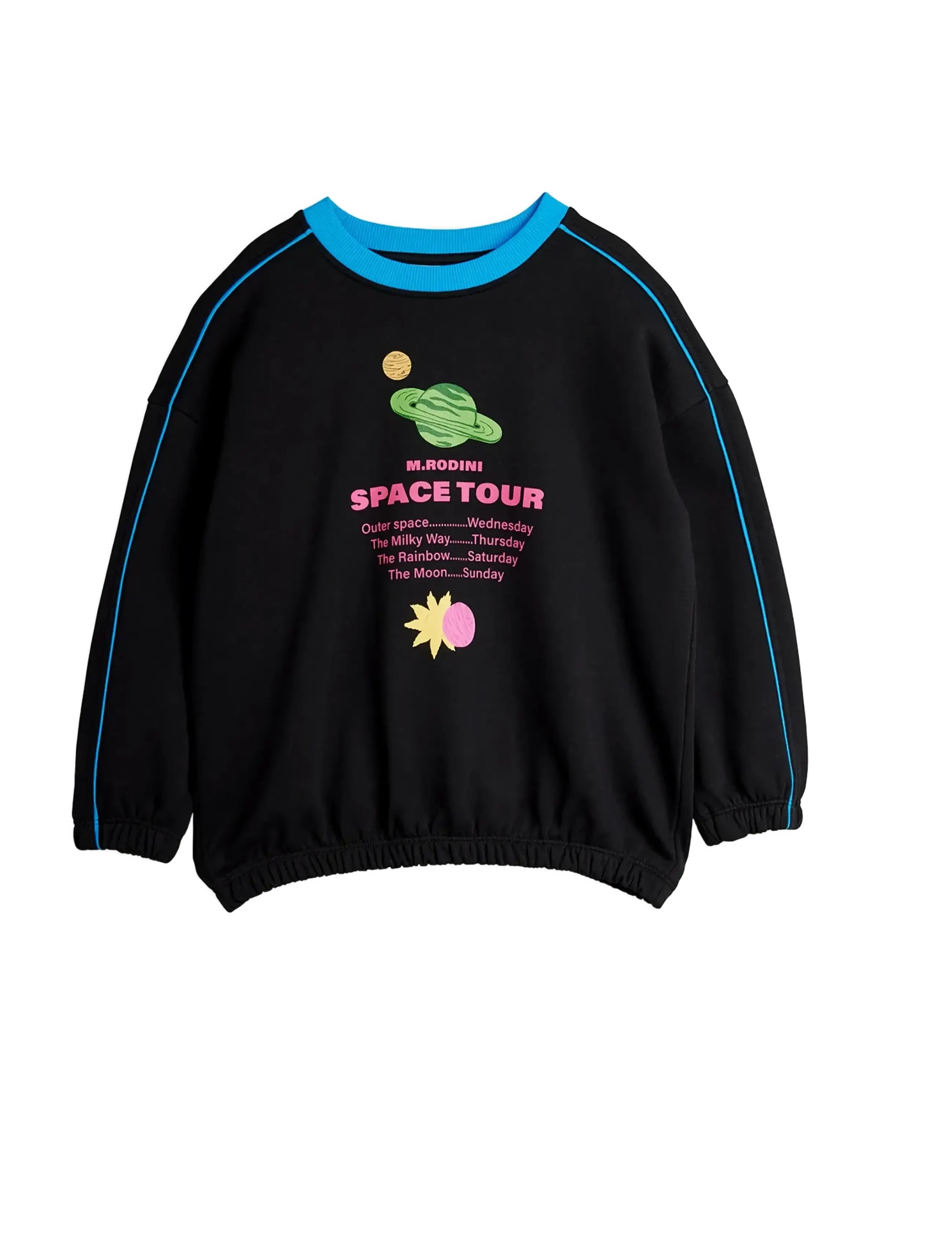 MINI RODINI Space Tour Sp Sweatshirt Schwarz - 128/134 - Kinder