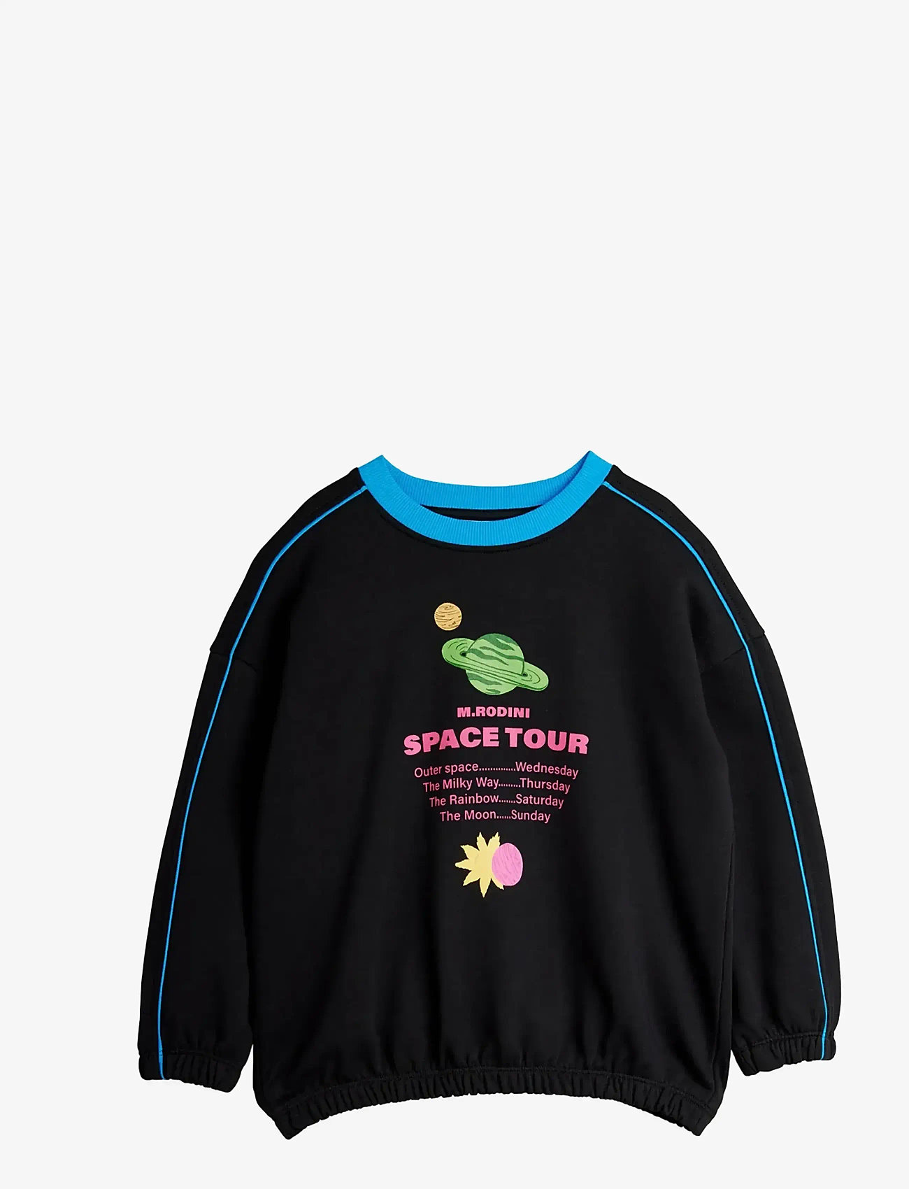 Mini Rodini - Space tour sp sweatshirt - sweatshirts - black - 0