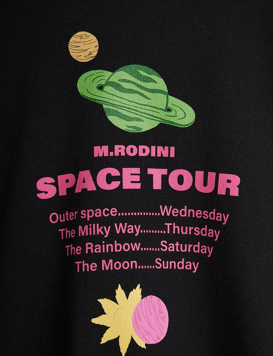 Mini Rodini - Space tour sp sweatshirt - sweatshirts - black - 2