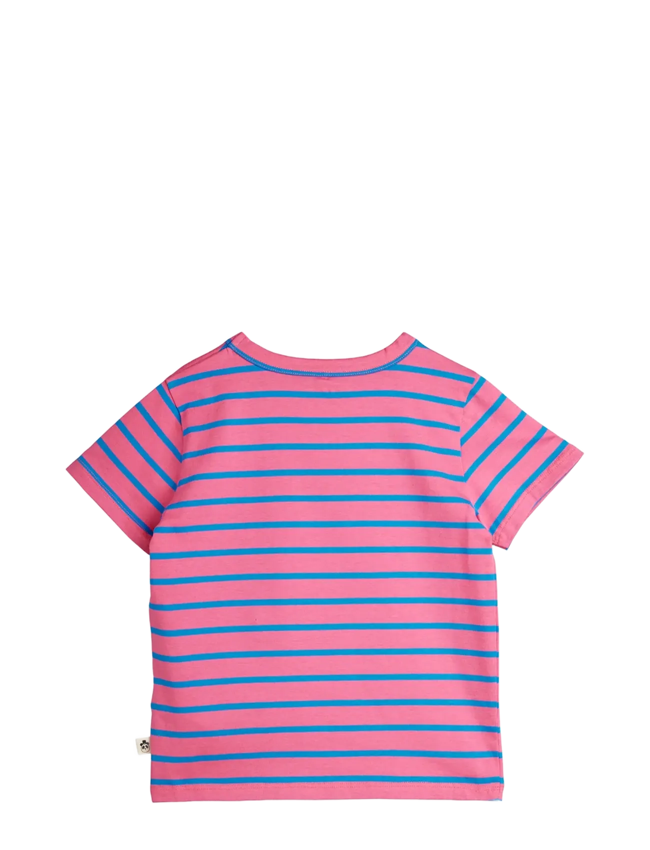 Mini Rodini - Stripe yd ss tee - lyhythihaiset t-paidat - pink - 1