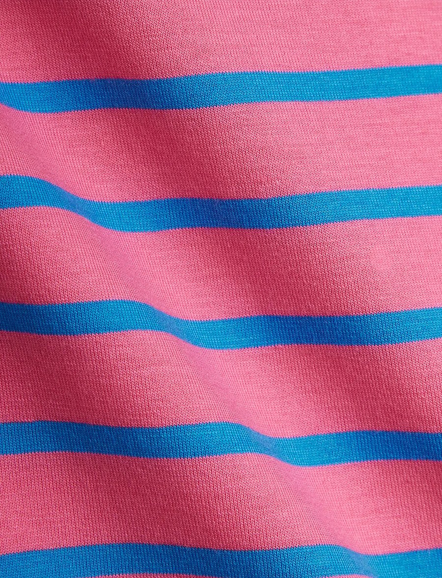 Mini Rodini - Stripe yd ss tee - lühikeste varrukatega t-särgid - pink - 2