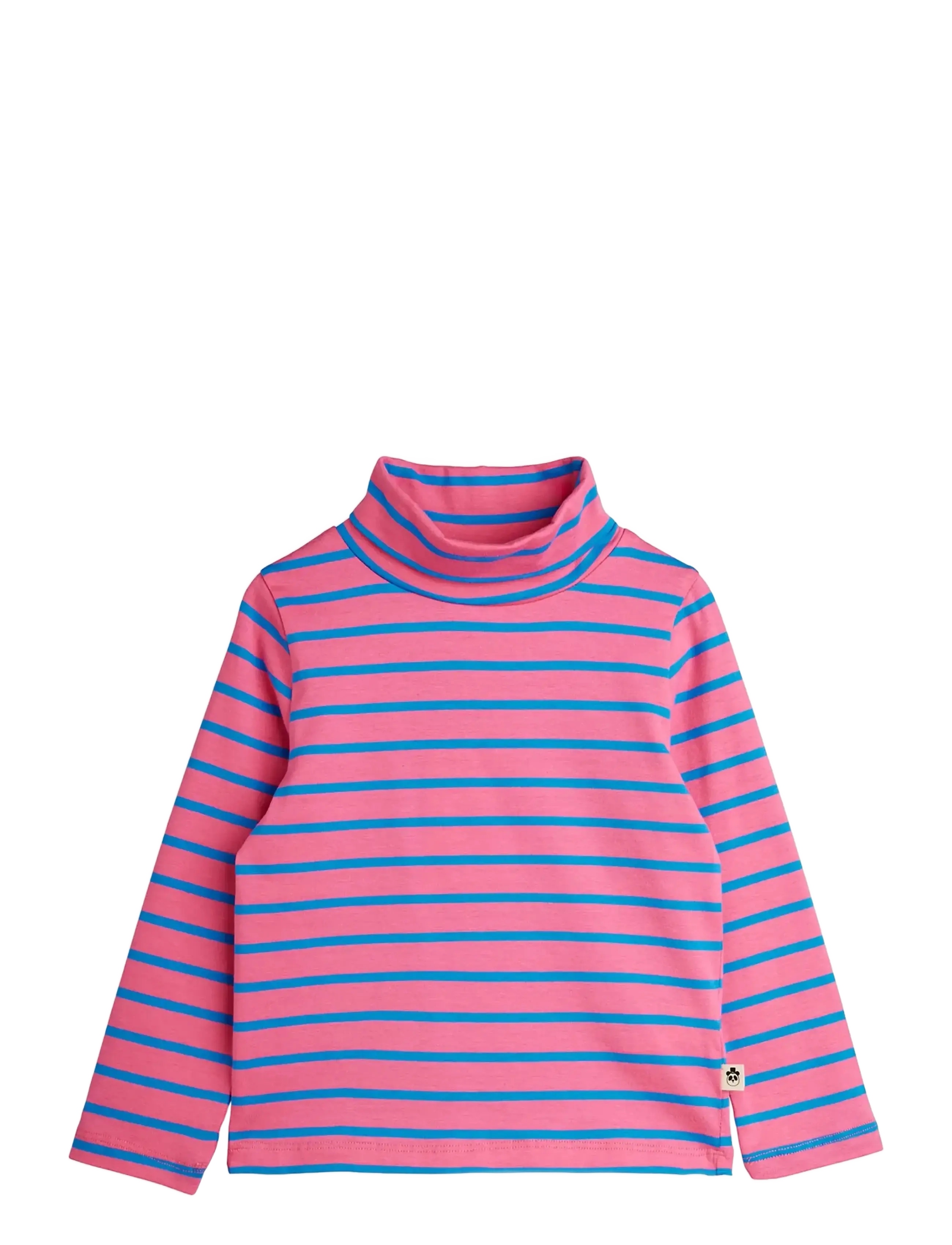 Mini Rodini Stripe yd turteneck - Rollkragenpullover - PINK / pink/rose