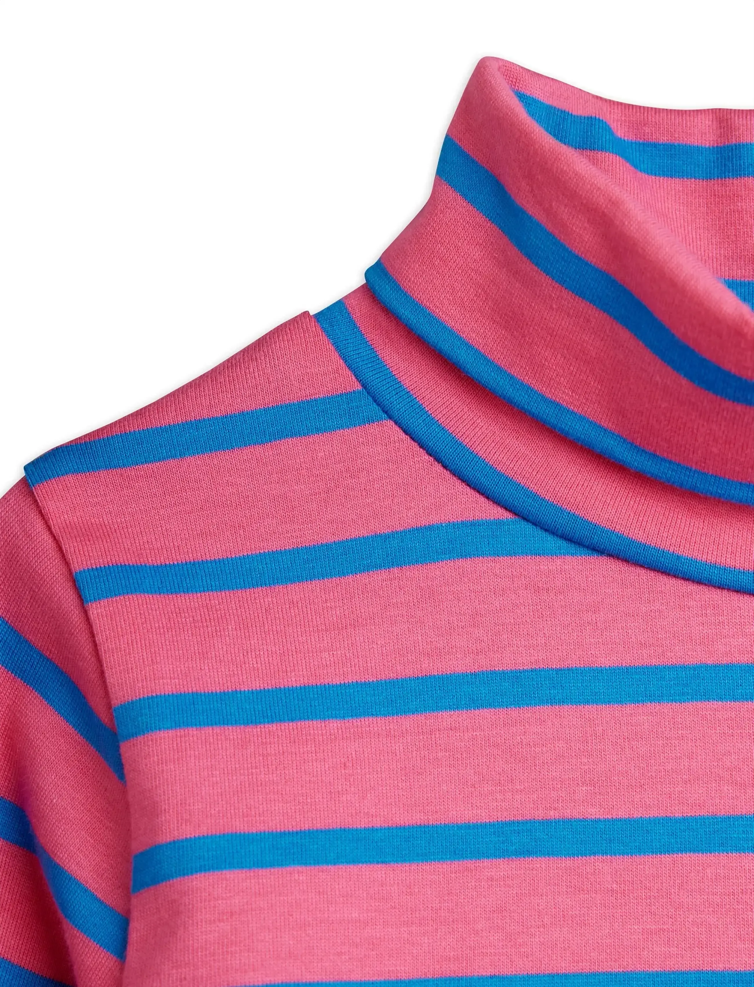 Mini Rodini - Stripe yd turteneck - kõrge kaelusega džemprid - pink - 2