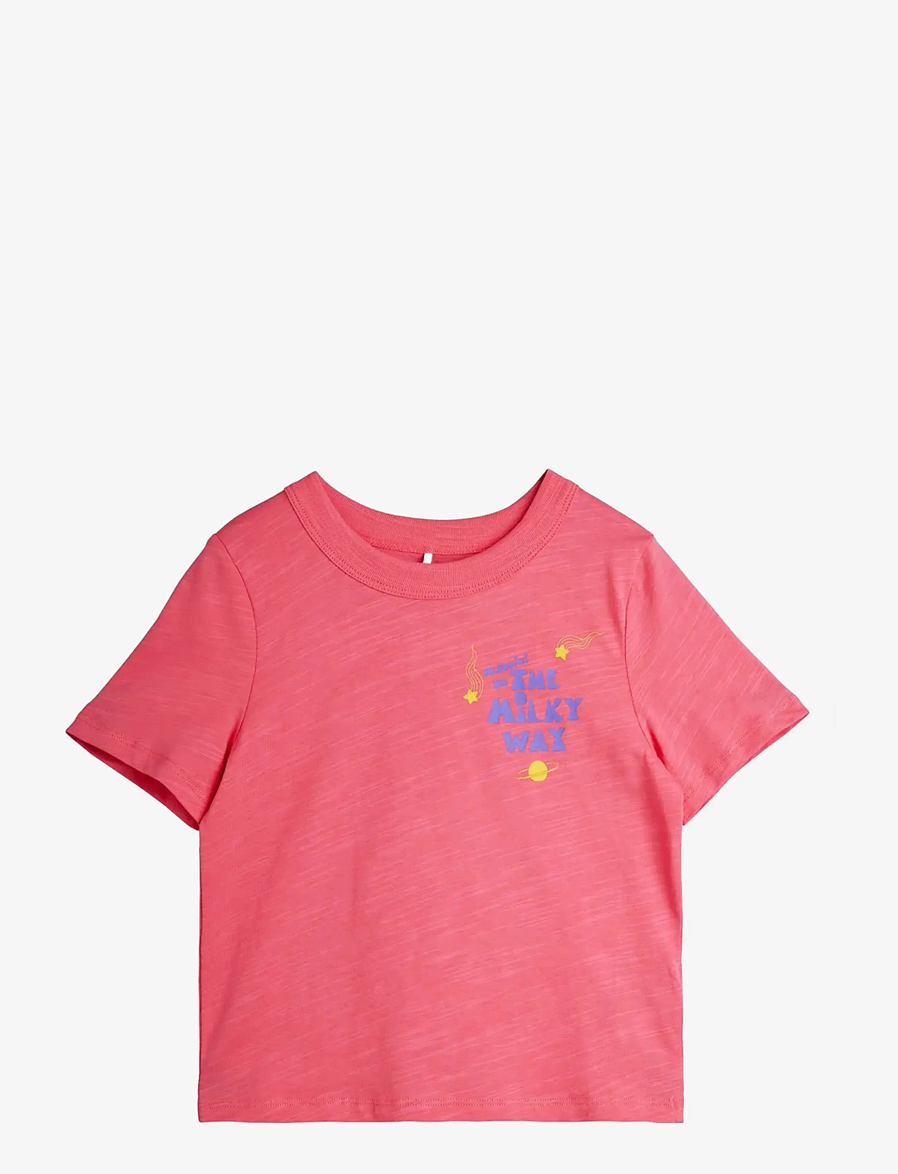 Mini Rodini - The milky way sp ss tee - kurzärmelige - pink - 0