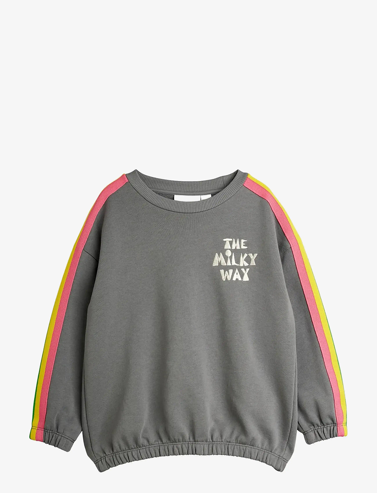 Mini Rodini - The milky way rainbow panel sweatshirt - sweatshirts - grey - 0