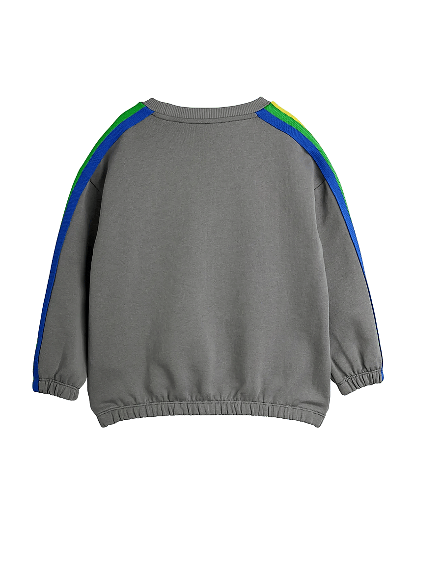 Mini Rodini - The milky way rainbow panel sweatshirt - sweatshirts - grey - 1