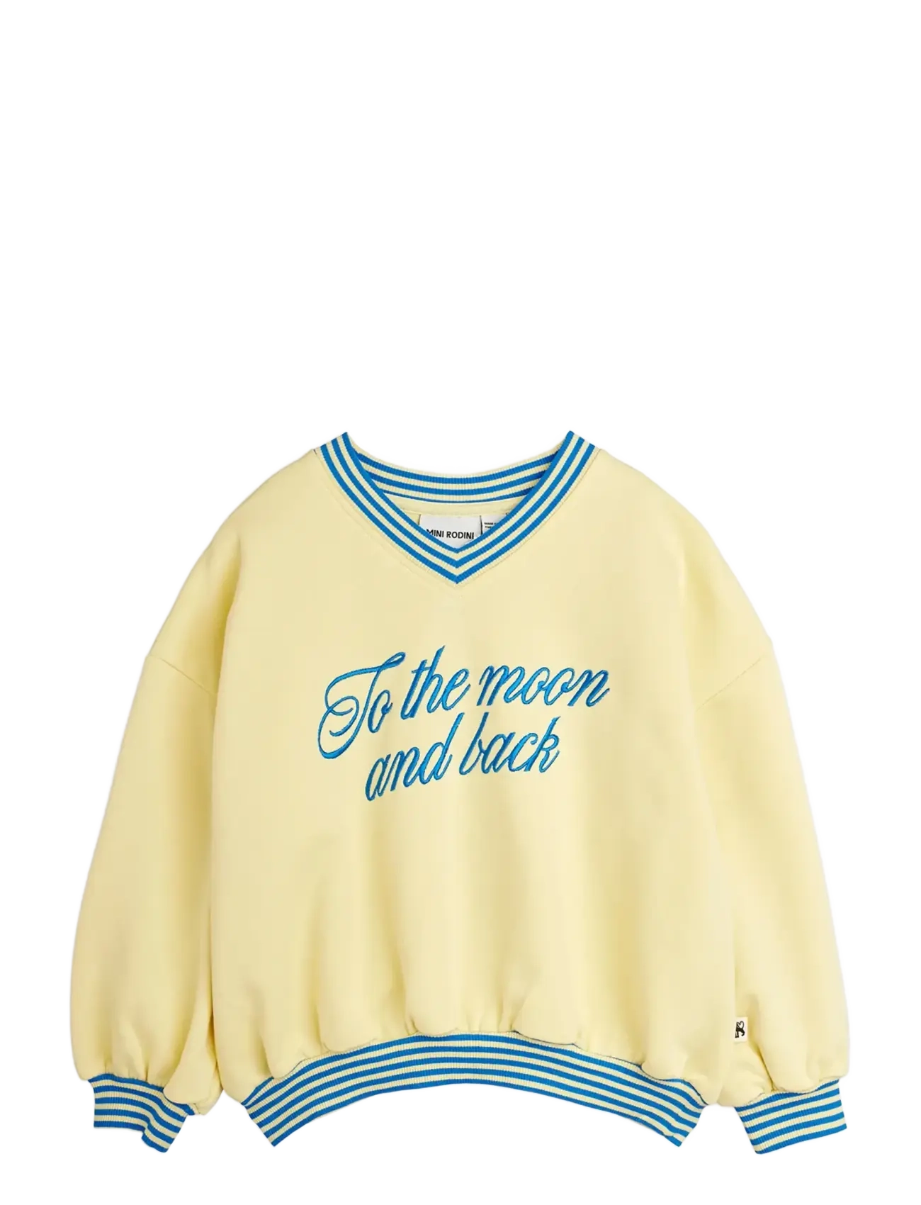 Mini Rodini To the moon emb sweatshirt - 4 for 3 - YELLOW / yellow