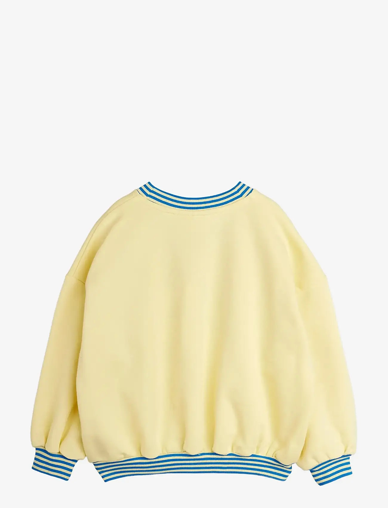 Mini Rodini - To the moon emb sweatshirt - sweatshirts - yellow - 1