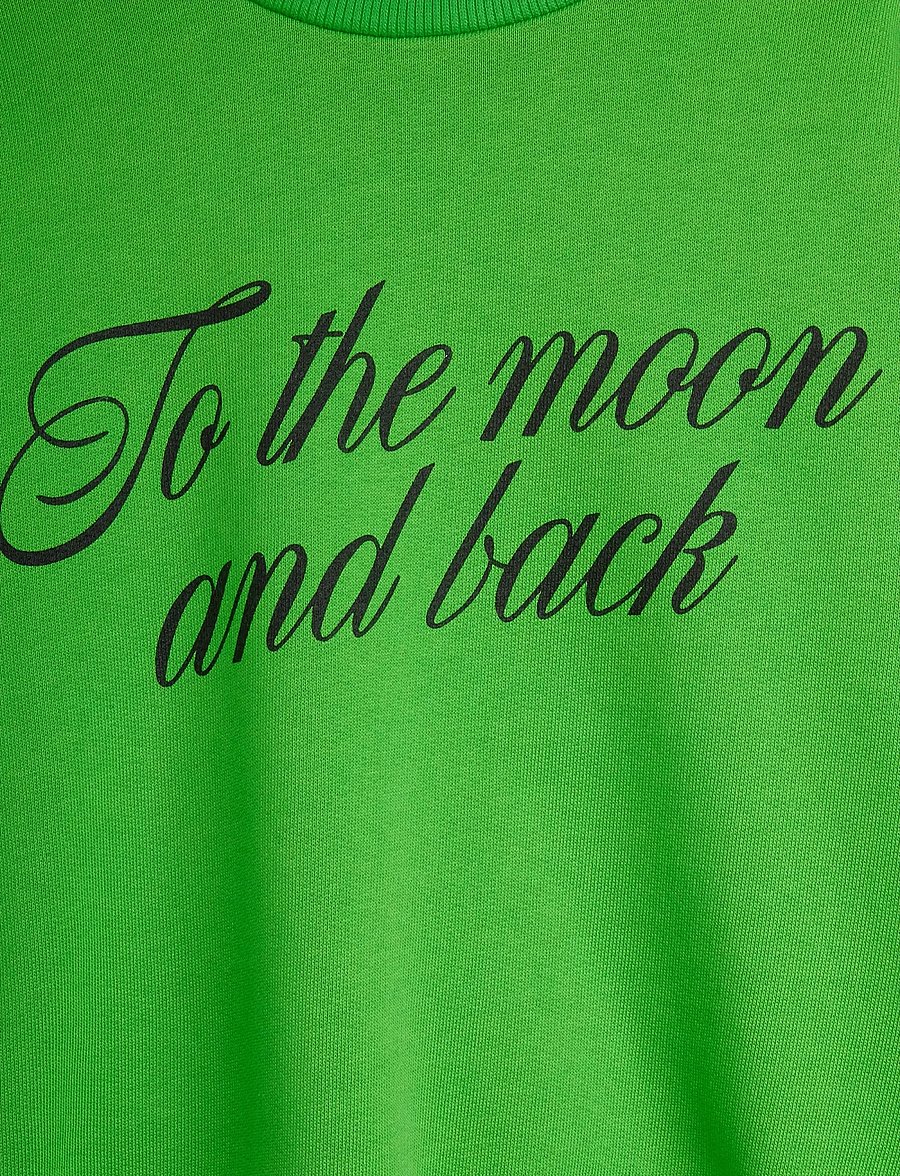 Mini Rodini - To the moon sp sweatshirt - sweatshirts - green - 2