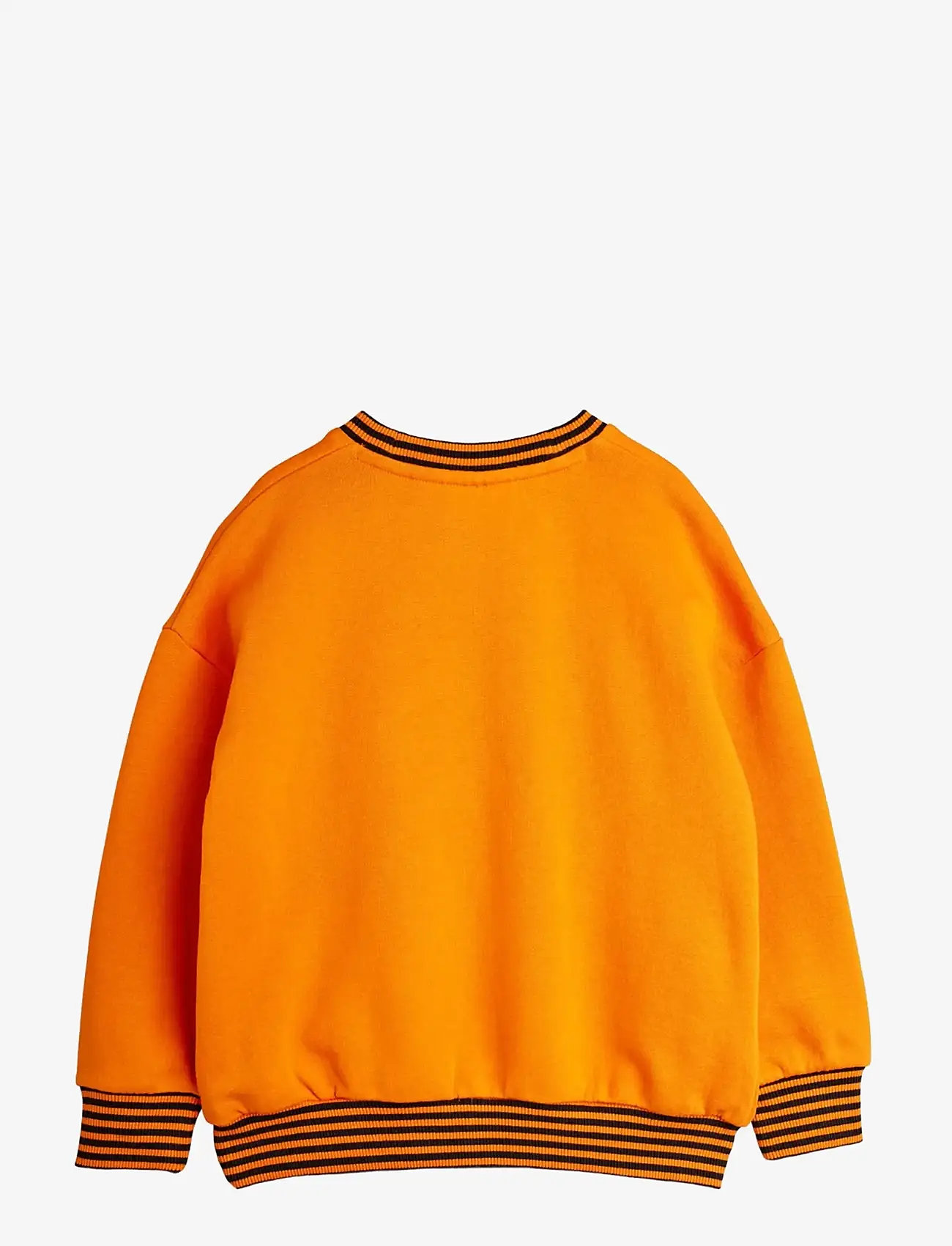 Mini Rodini - Football chenille sweatshirt - sweatshirts - orange - 1