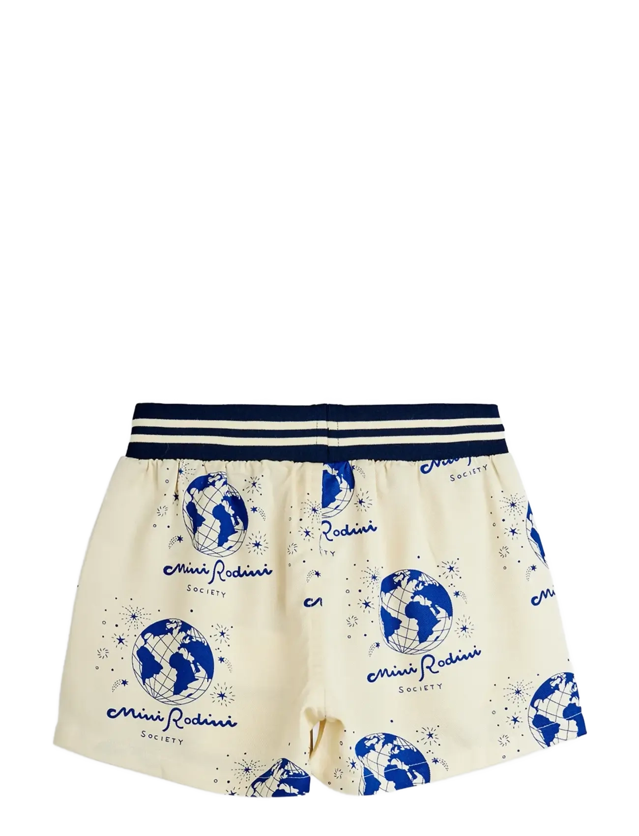 Mini Rodini - Society aop woven shorts - lühikesed vabaajapüksid - white - 1