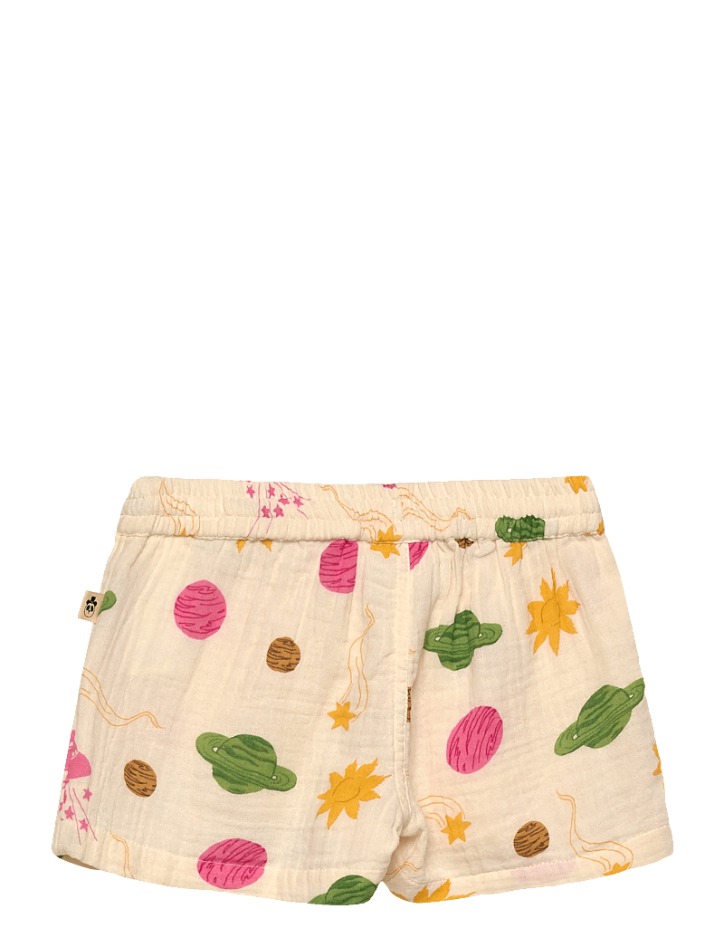 Mini Rodini - Space aop muslin shorts - casual shorts - off-white - 2