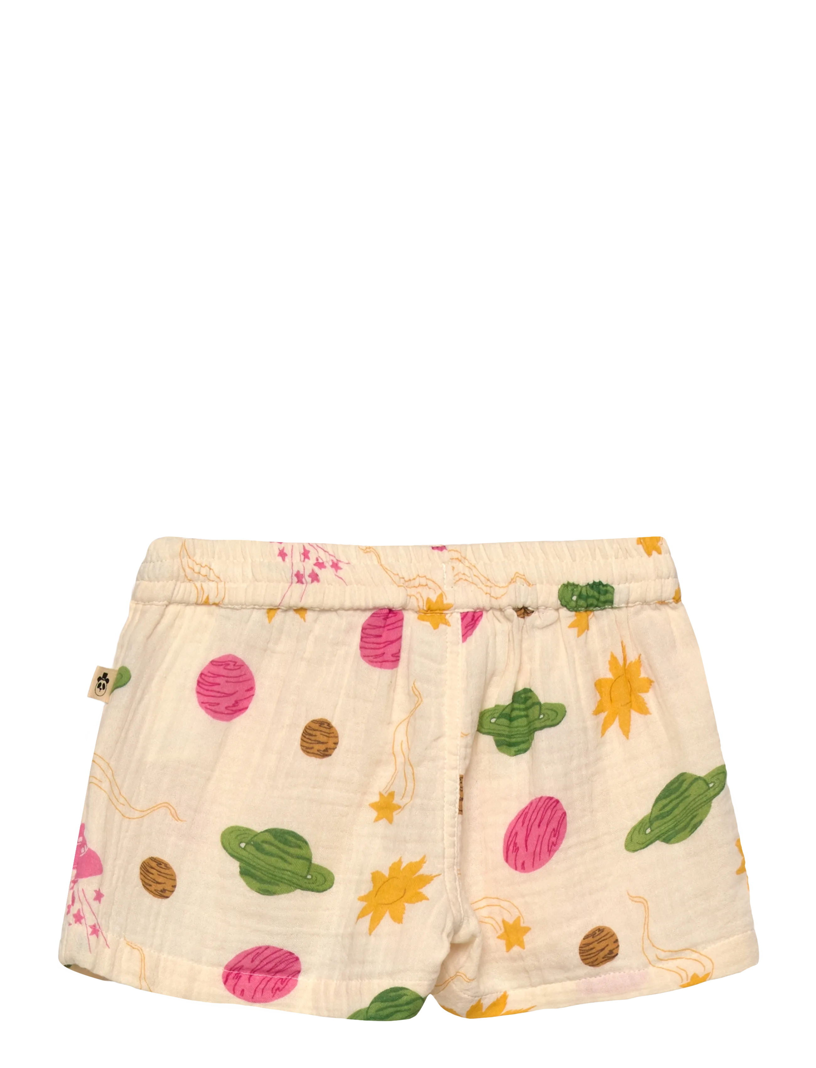Mini Rodini - Space aop muslin shorts - casual shorts - off-white - 2