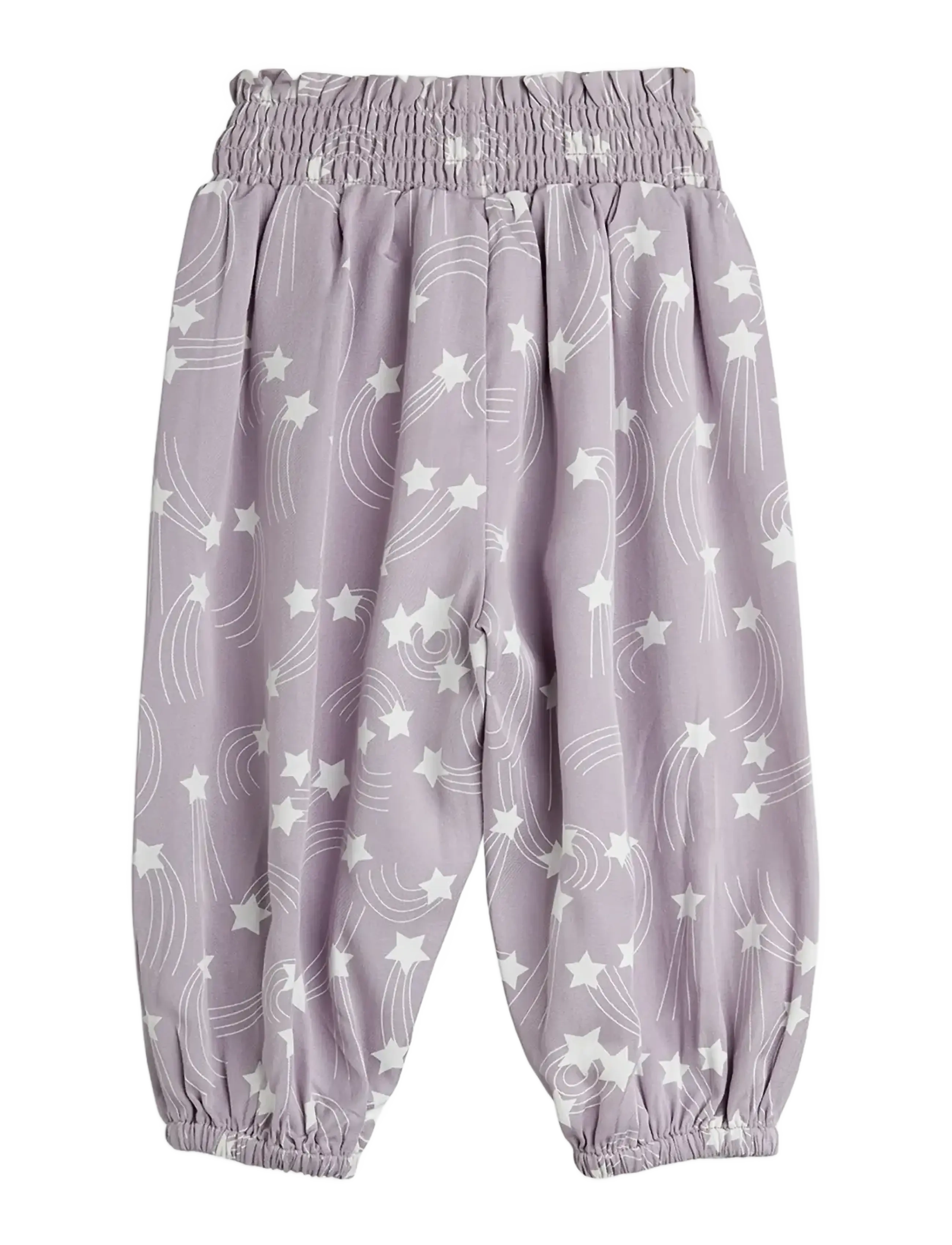 Mini Rodini - Starfall aop woven baby trousers - pantalon pour bébé - purple - 1