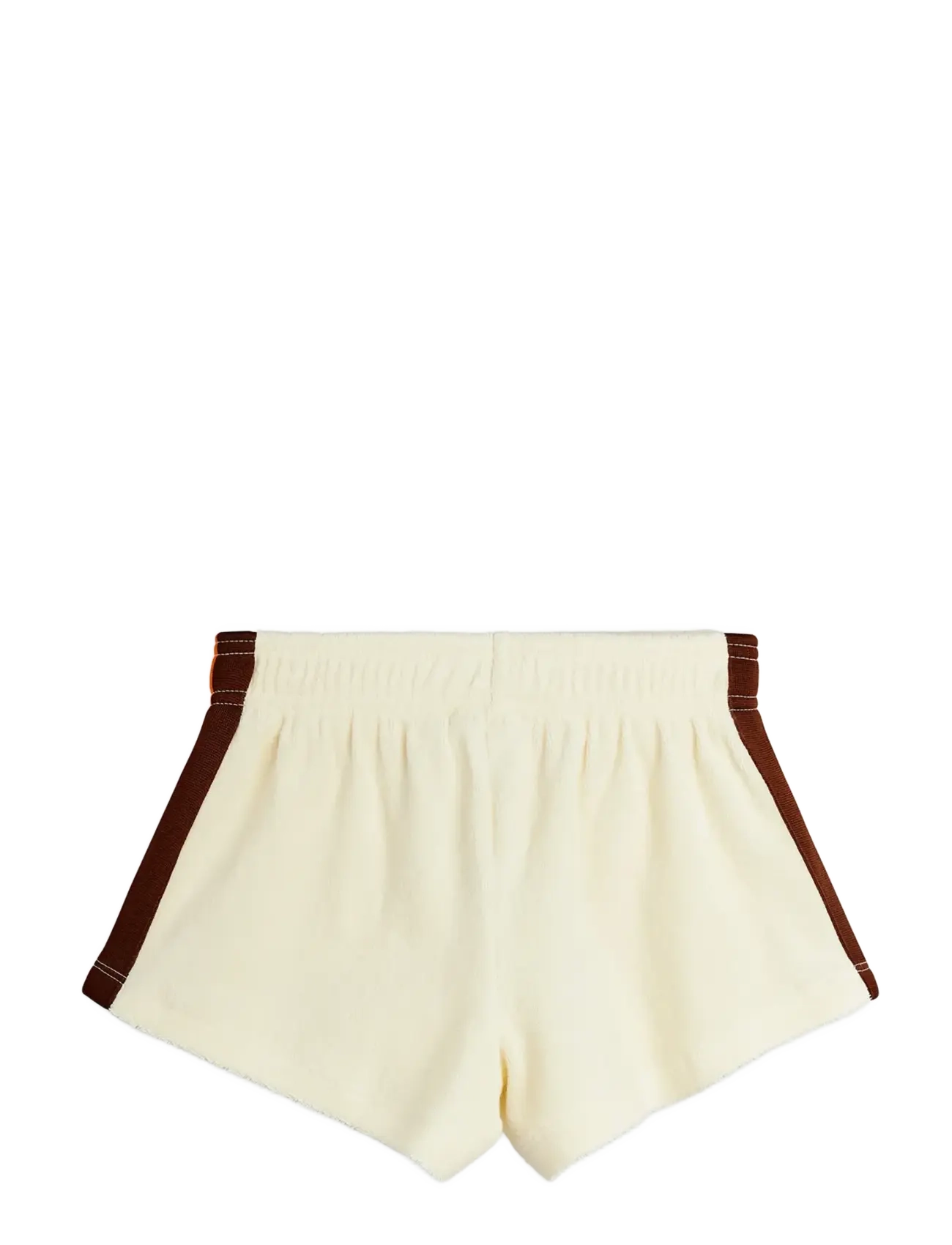 Mini Rodini - Alien City FC emb terry sweatshorts - sweatshorts - off-white - 1