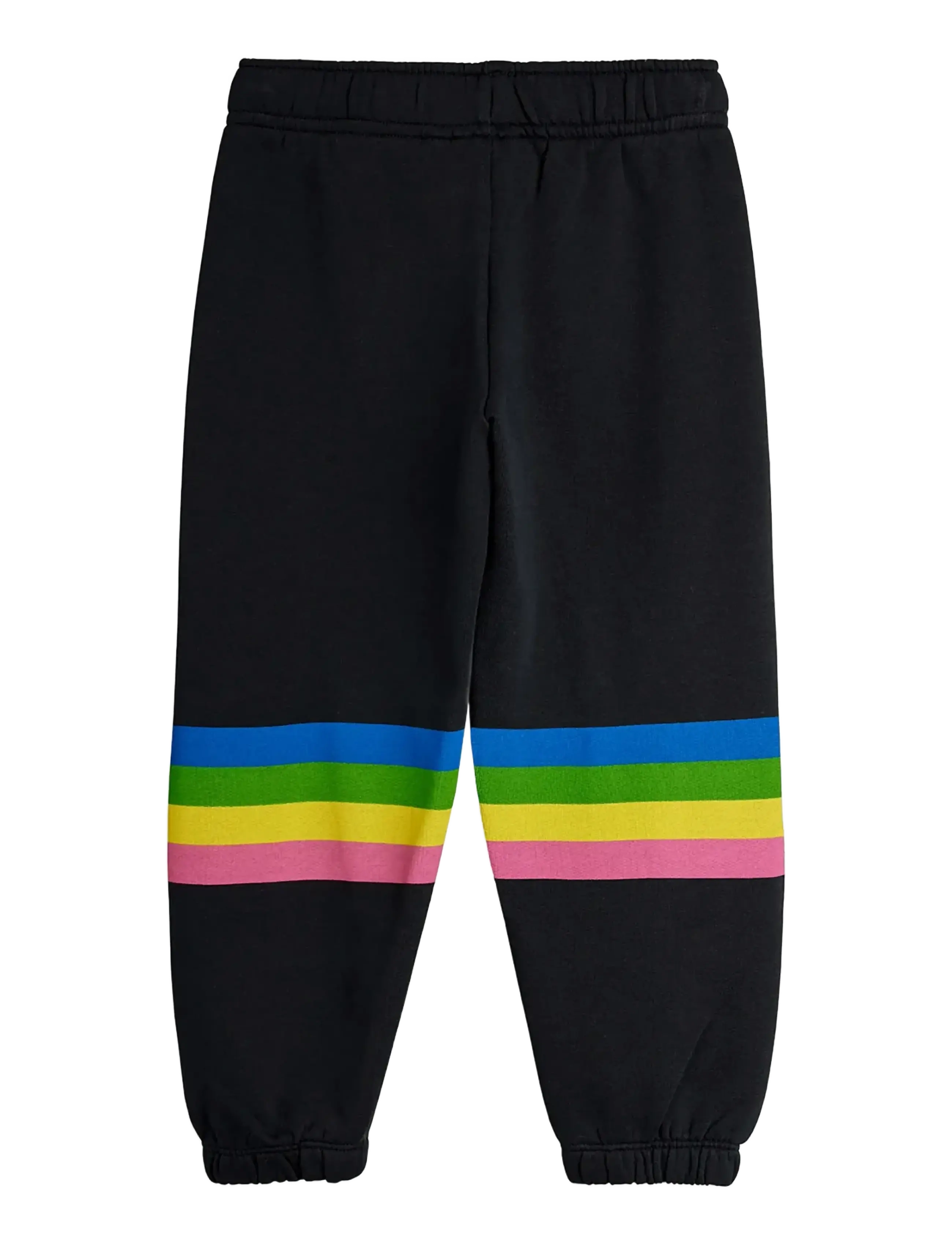 Mini Rodini - Alien stripe sp sweatpants - dressipluusid - black - 1