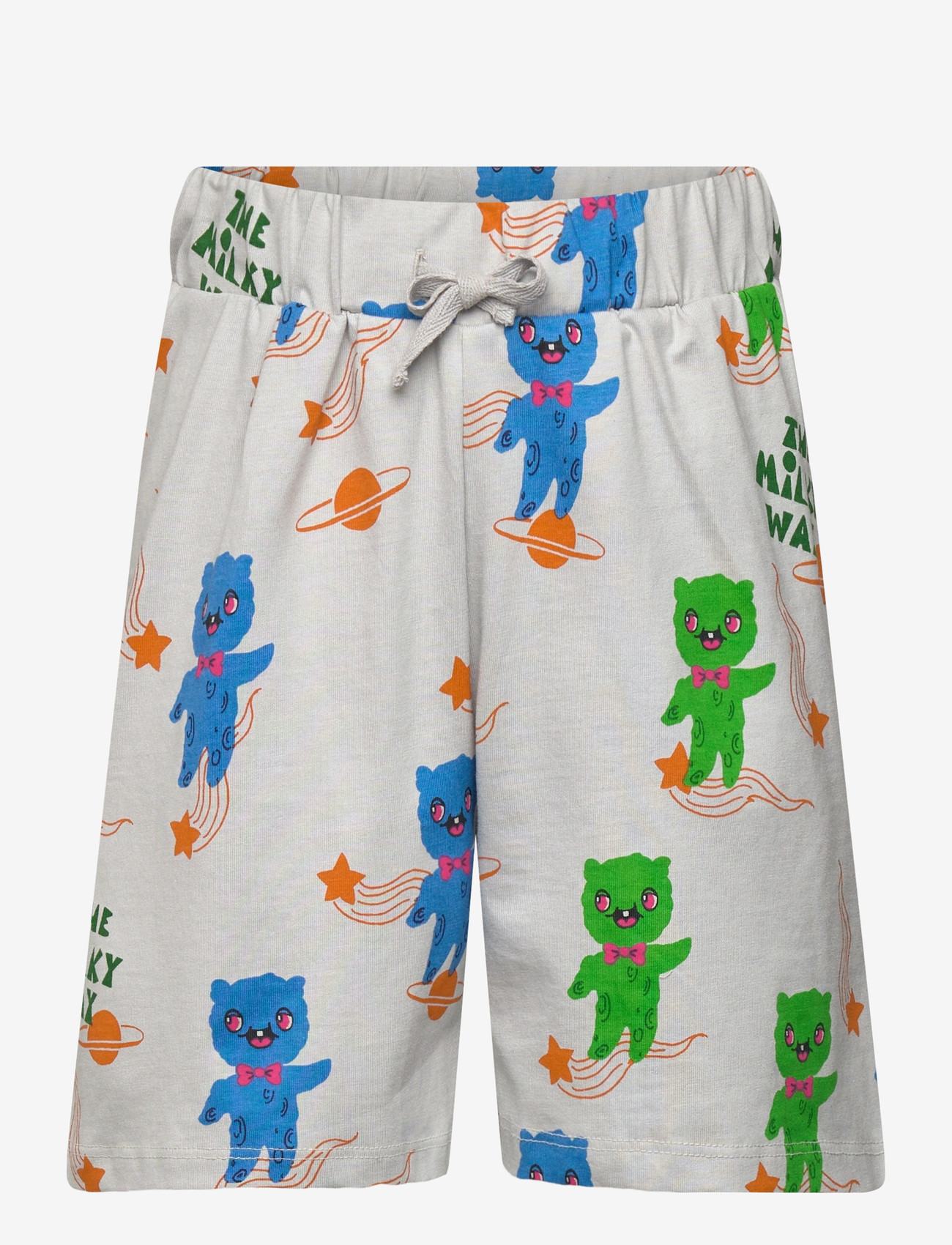 Mini Rodini - Aliens aop shorts long - casual shorts - grey - 0