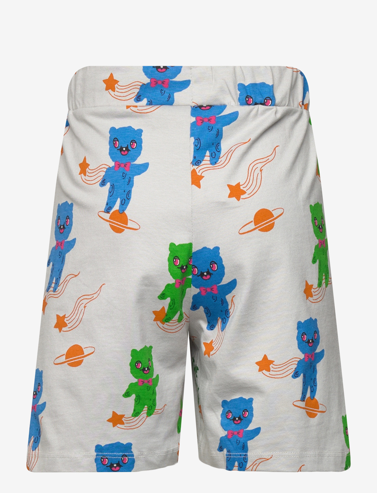 Mini Rodini - Aliens aop shorts long - casual shorts - grey - 1