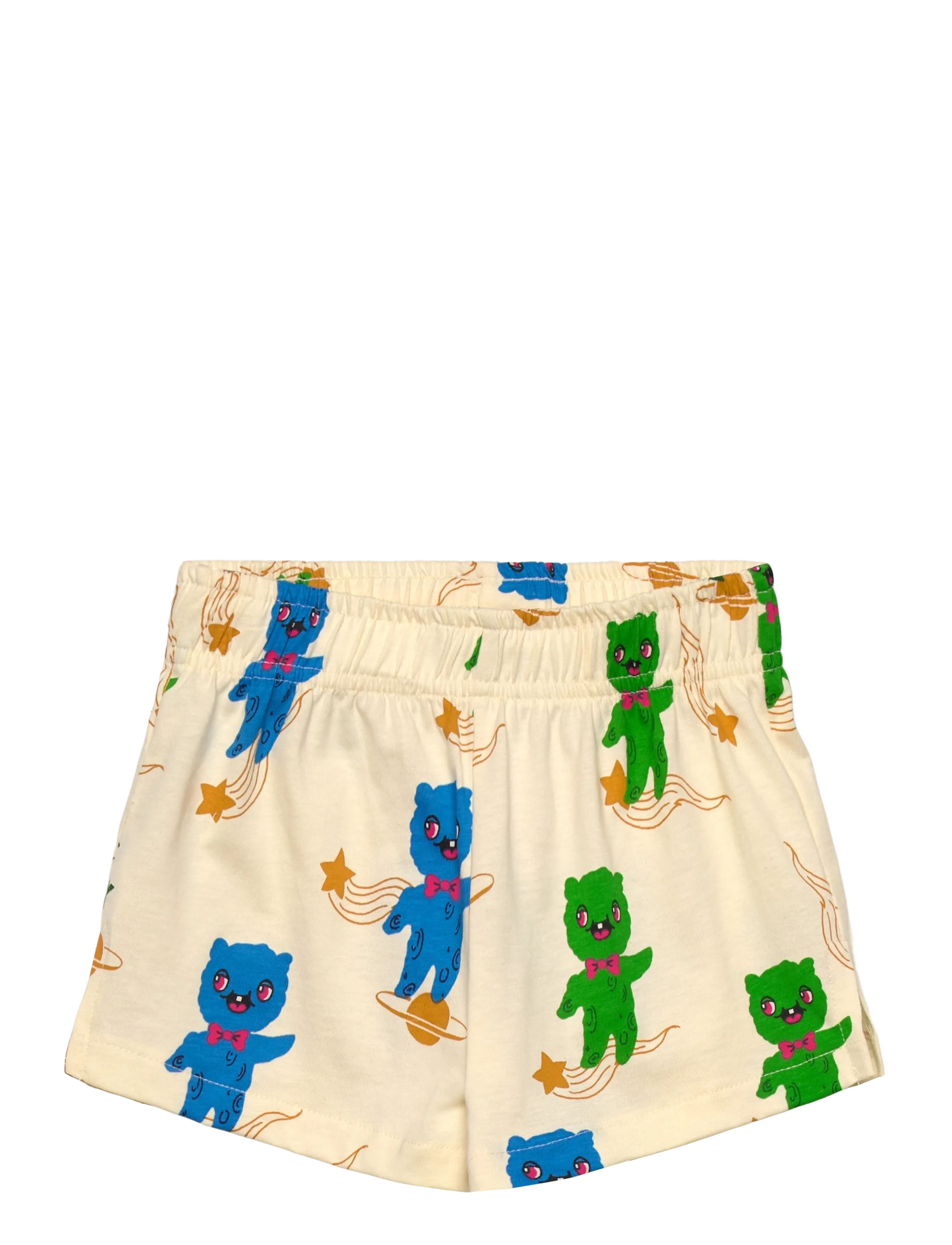 MINI RODINI Aliens Aop Shorts Weiß - 128/134 - Kinder