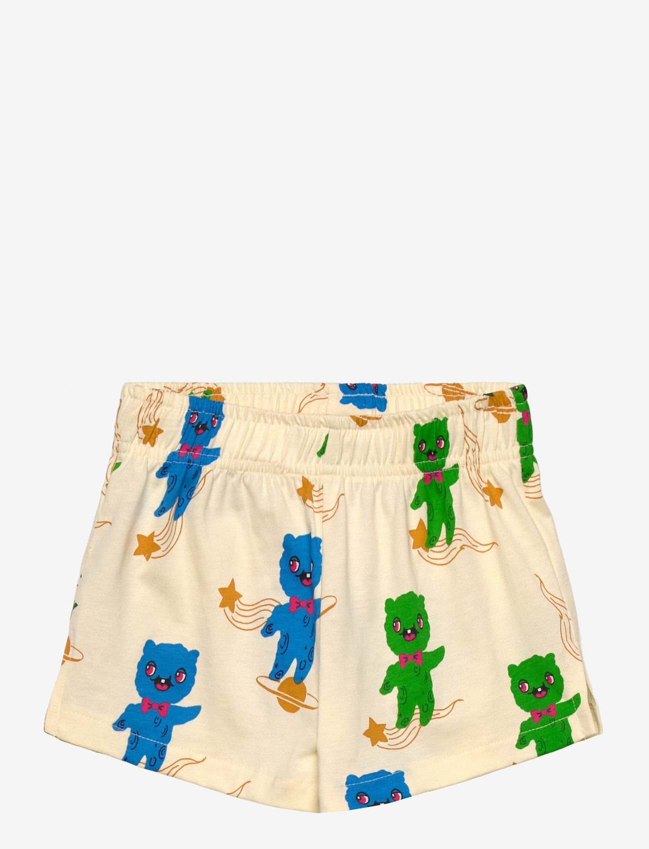 Mini Rodini - Aliens aop shorts - casual shorts - off-white - 0