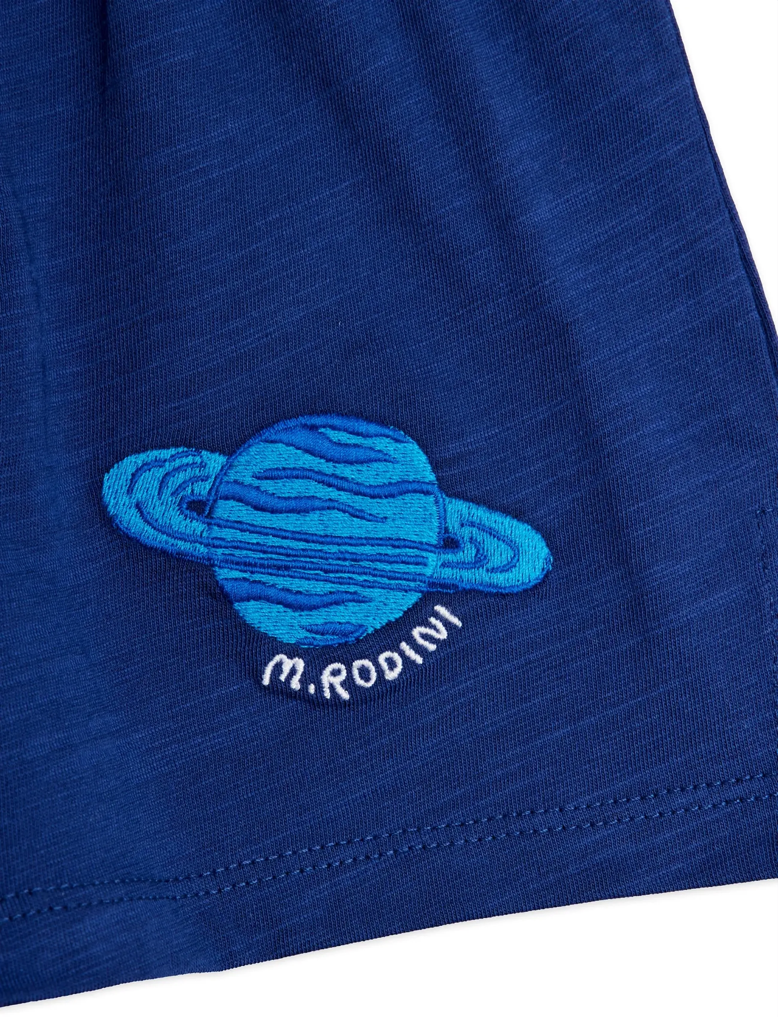 Mini Rodini - Planet emb shorts - casual shorts - blue - 3