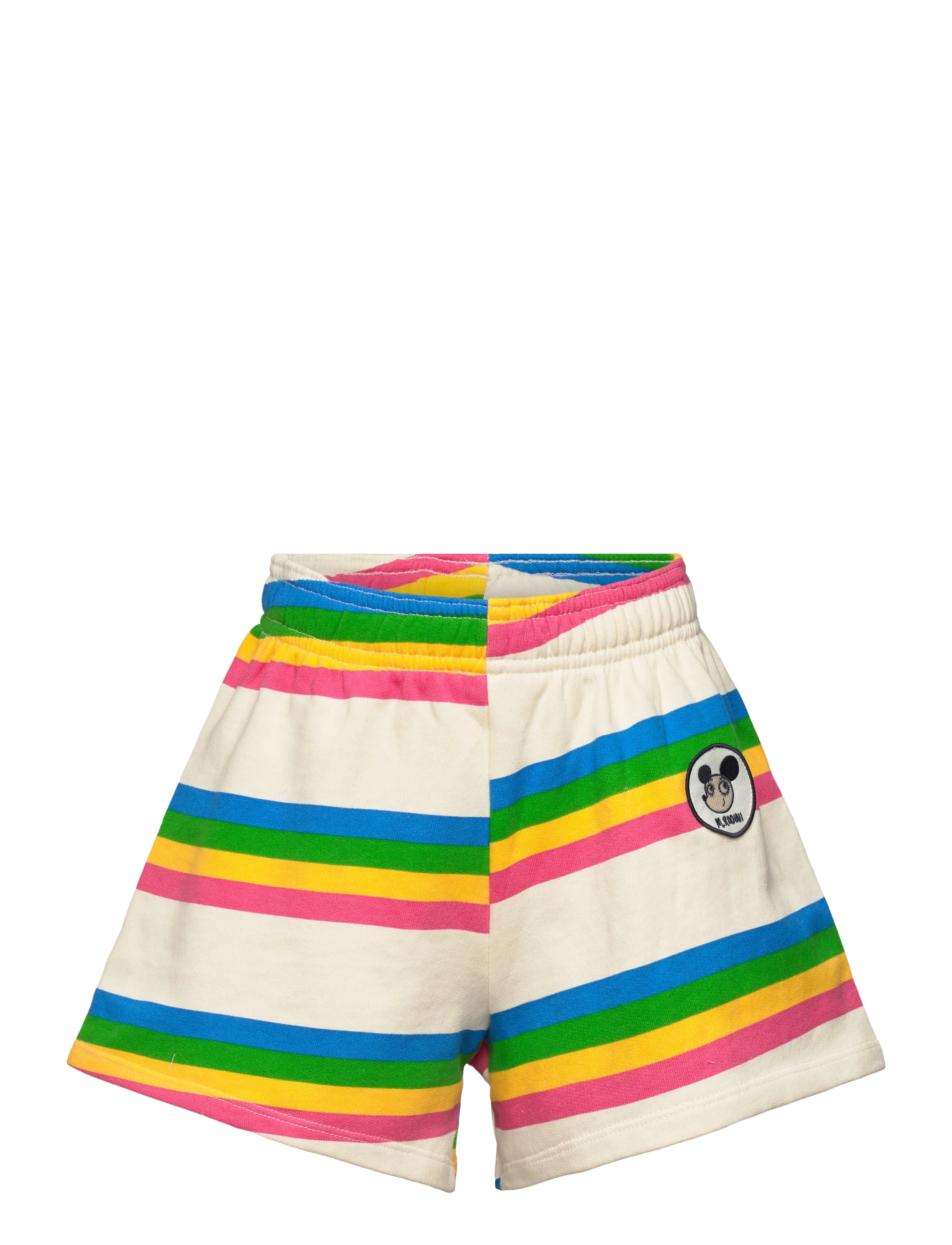 Mini Rodini Ritzratz Stripe Sweatshorts, Børn, Stribede Sweatshorts, Multi/mønstret, Str: 104/110