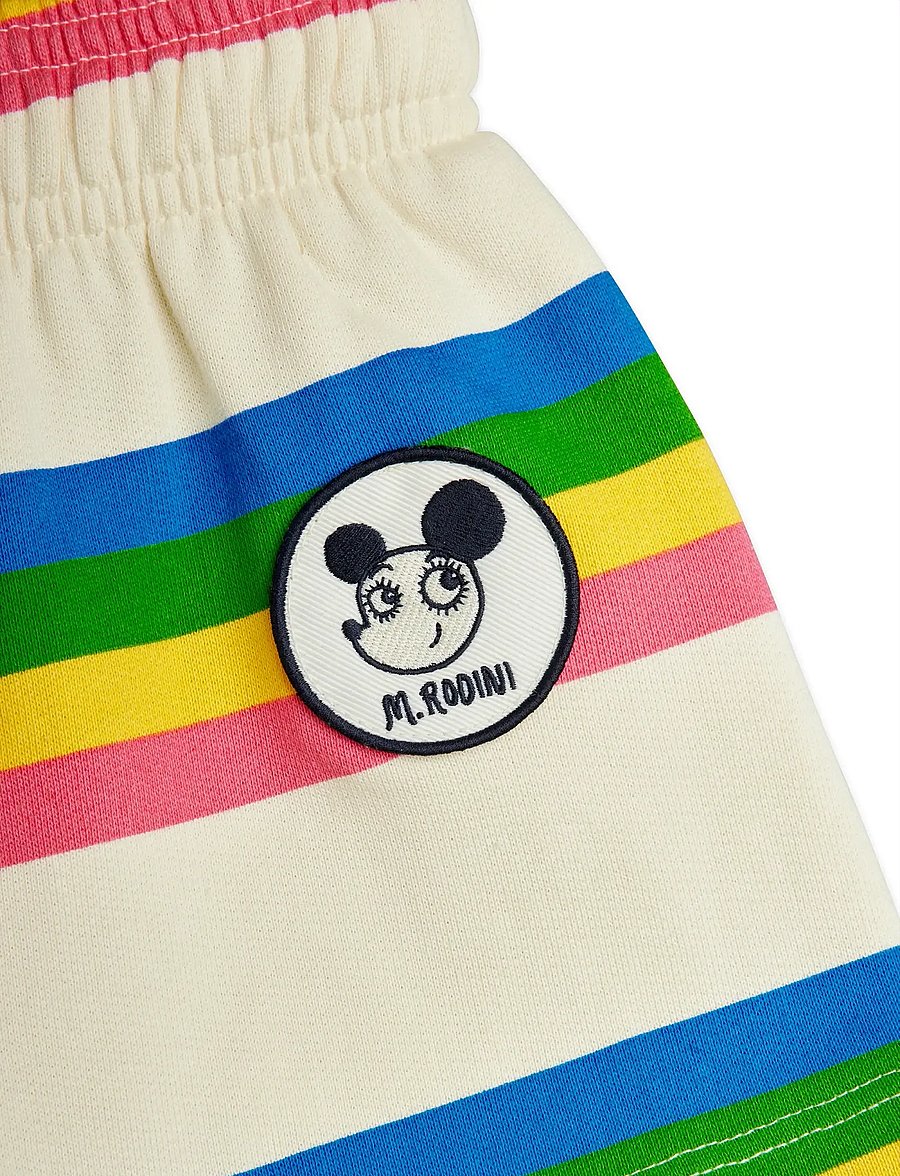 Mini Rodini - Ritzratz stripe sweatshorts - sweatshorts - multi - 3