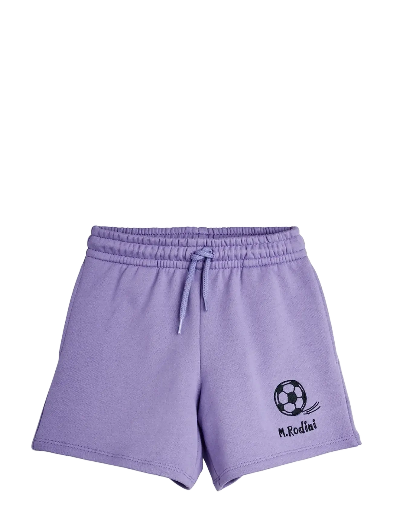 Mini Rodini Football Emb Sweatshorts, Børn, Fodbold Sweatshorts, Lila, Str: 140/146
