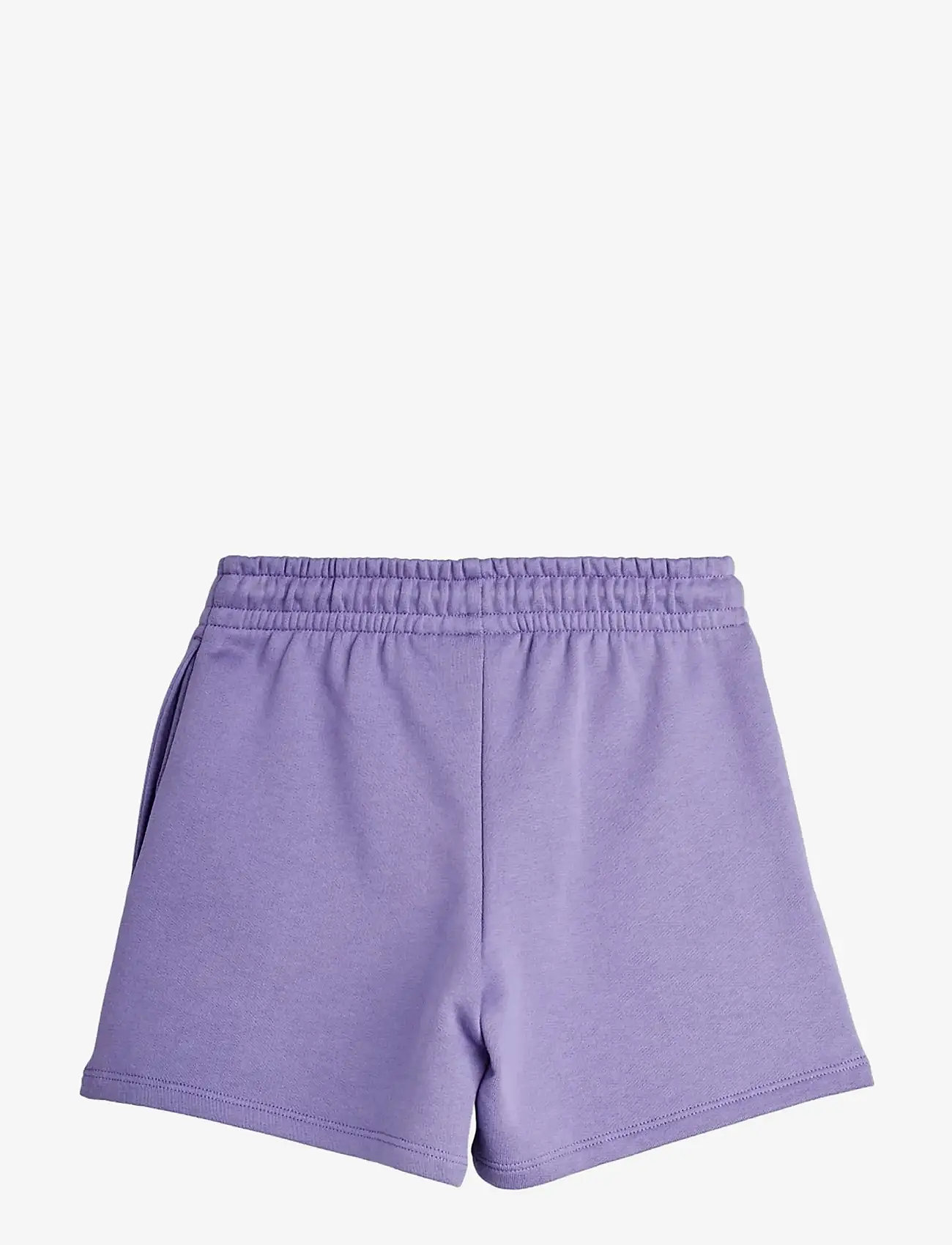 Mini Rodini - Football emb sweatshorts - sweat shorts - purple - 1