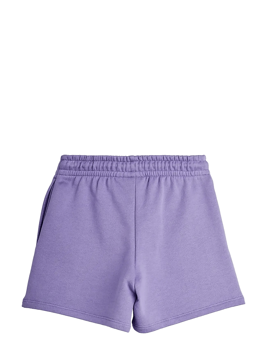Mini Rodini - Football emb sweatshorts - sweatshorts - purple - 1