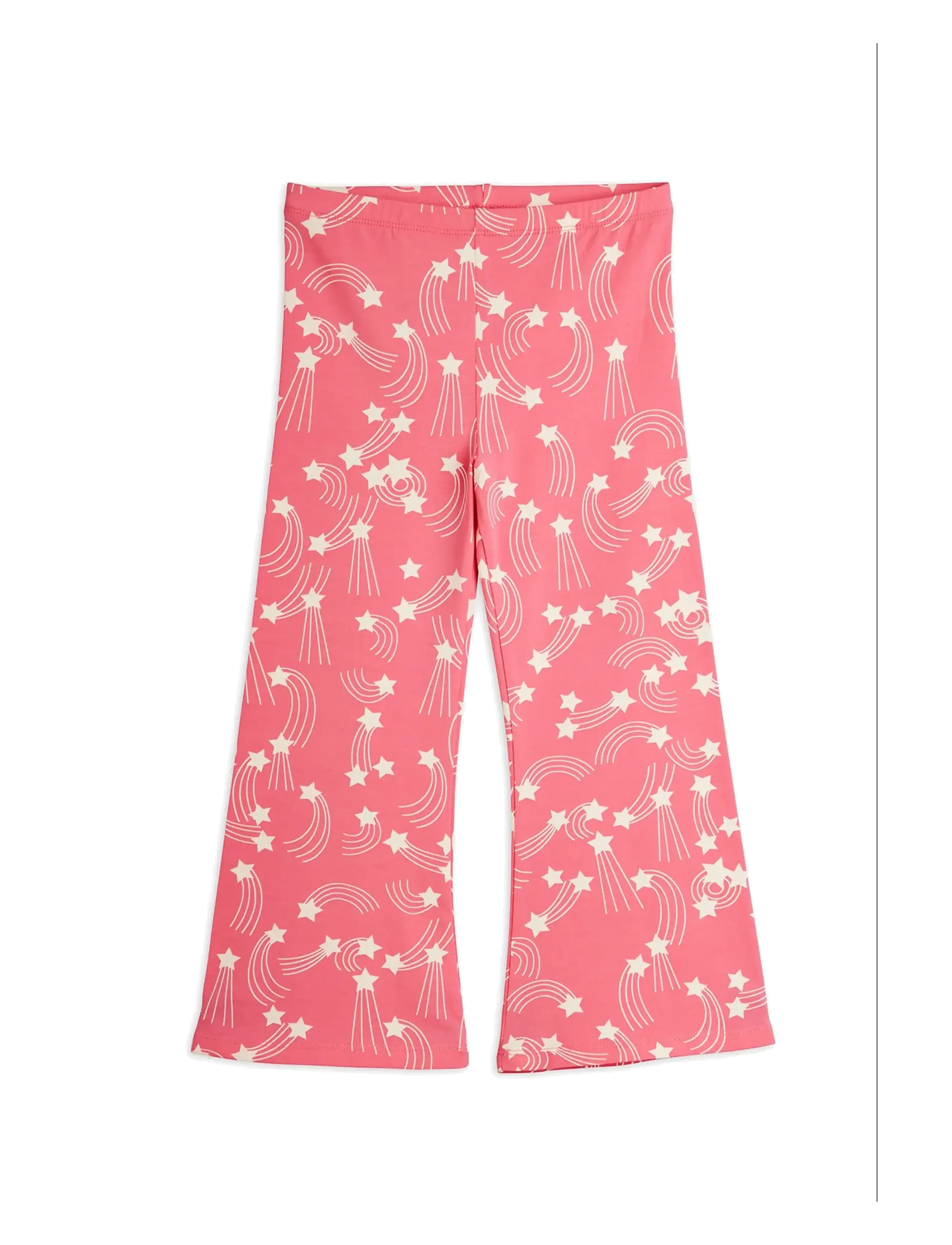 Mini Rodini Starfall aop flared trousers - Mini Rodini - PINK / pink/rose