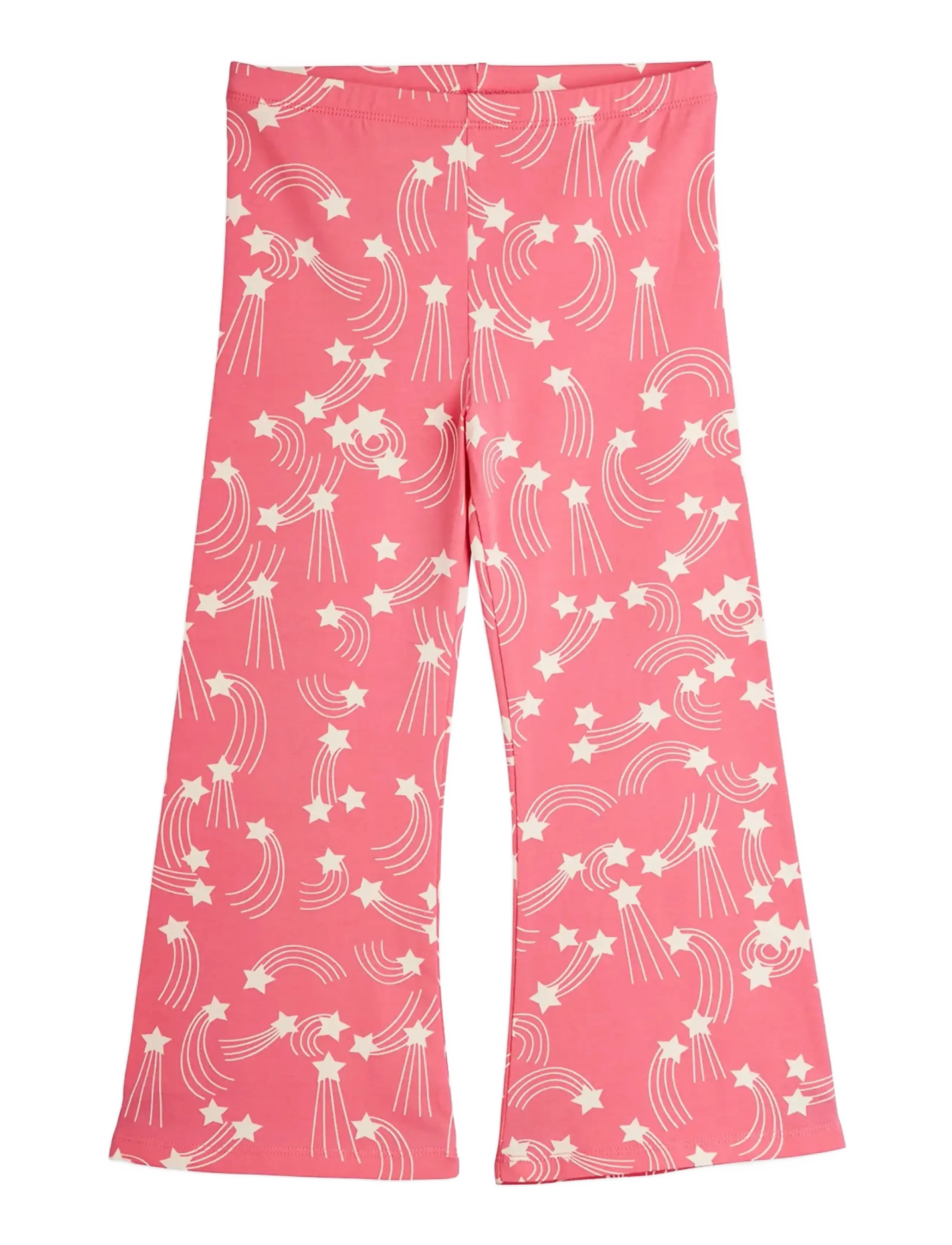 Mini Rodini Starfall aop flared trousers - Hosen - PINK / pink/rose