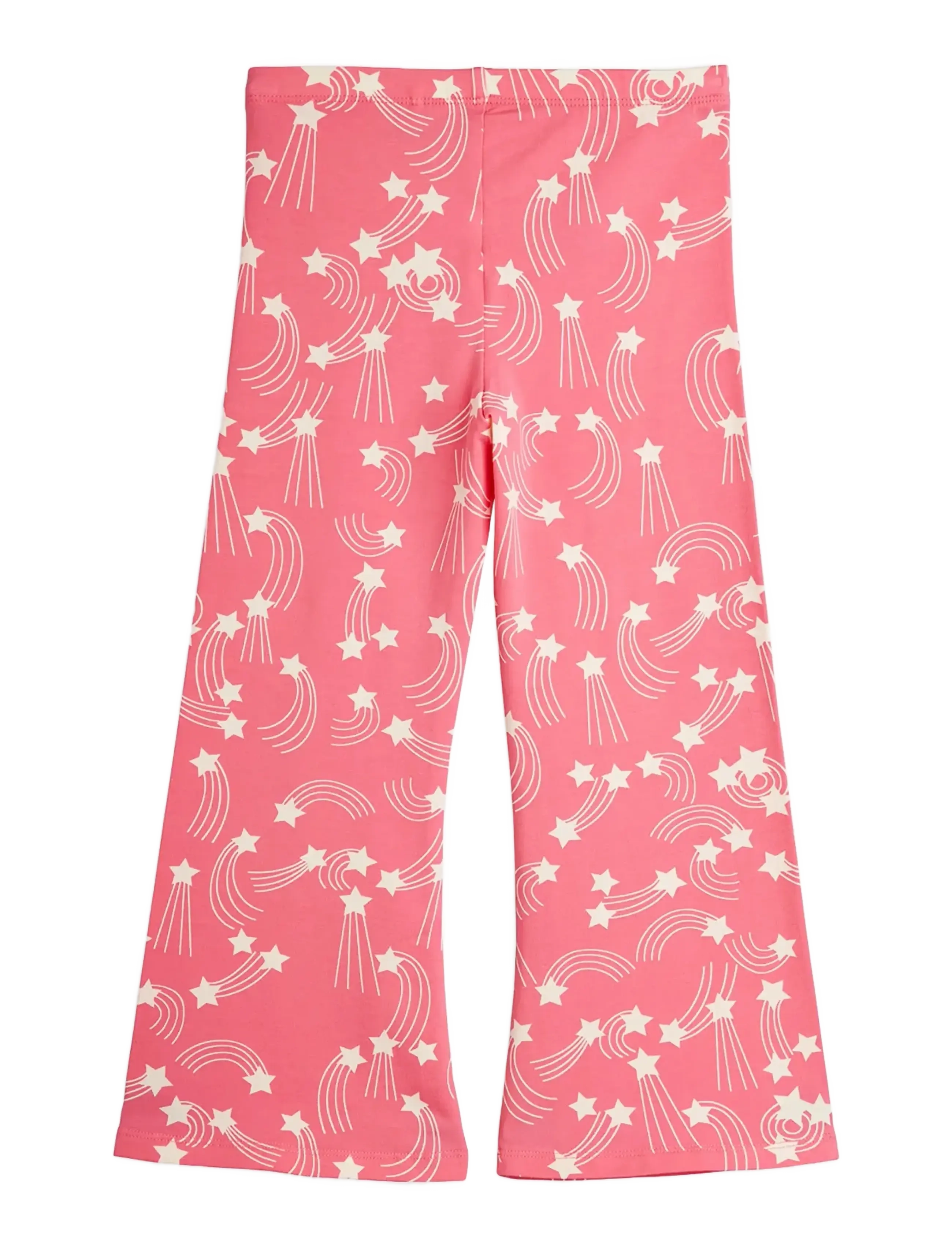 Mini Rodini - Starfall aop flared trousers - baby trousers - pink - 1