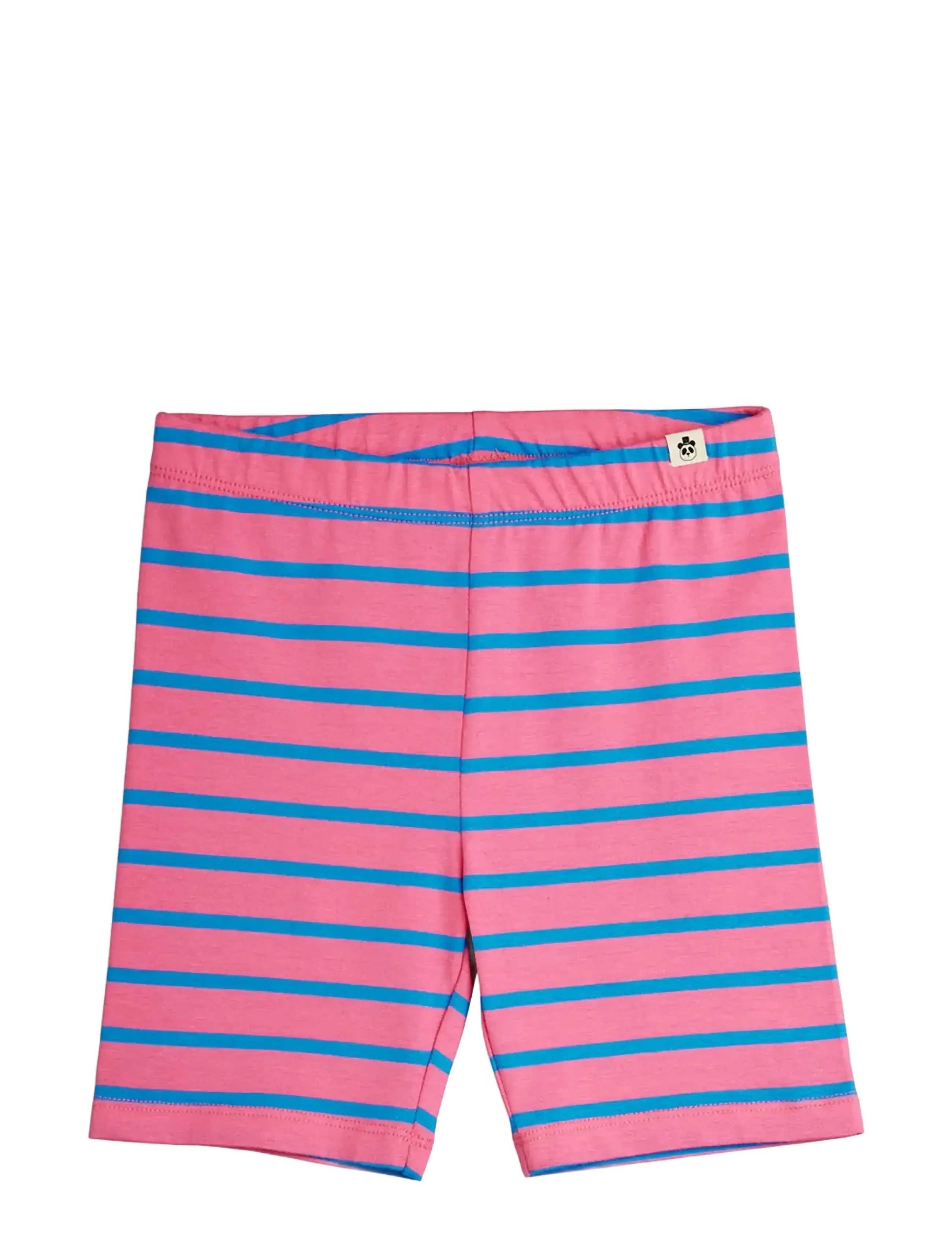 Mini Rodini Stripe Yd Bike Shorts, 140/146, Pink, Underdele > Shorts, Børn