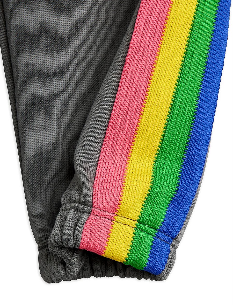 Mini Rodini - The milky way rainbow panel sweatpants - spodnie dresowe - grey - 3