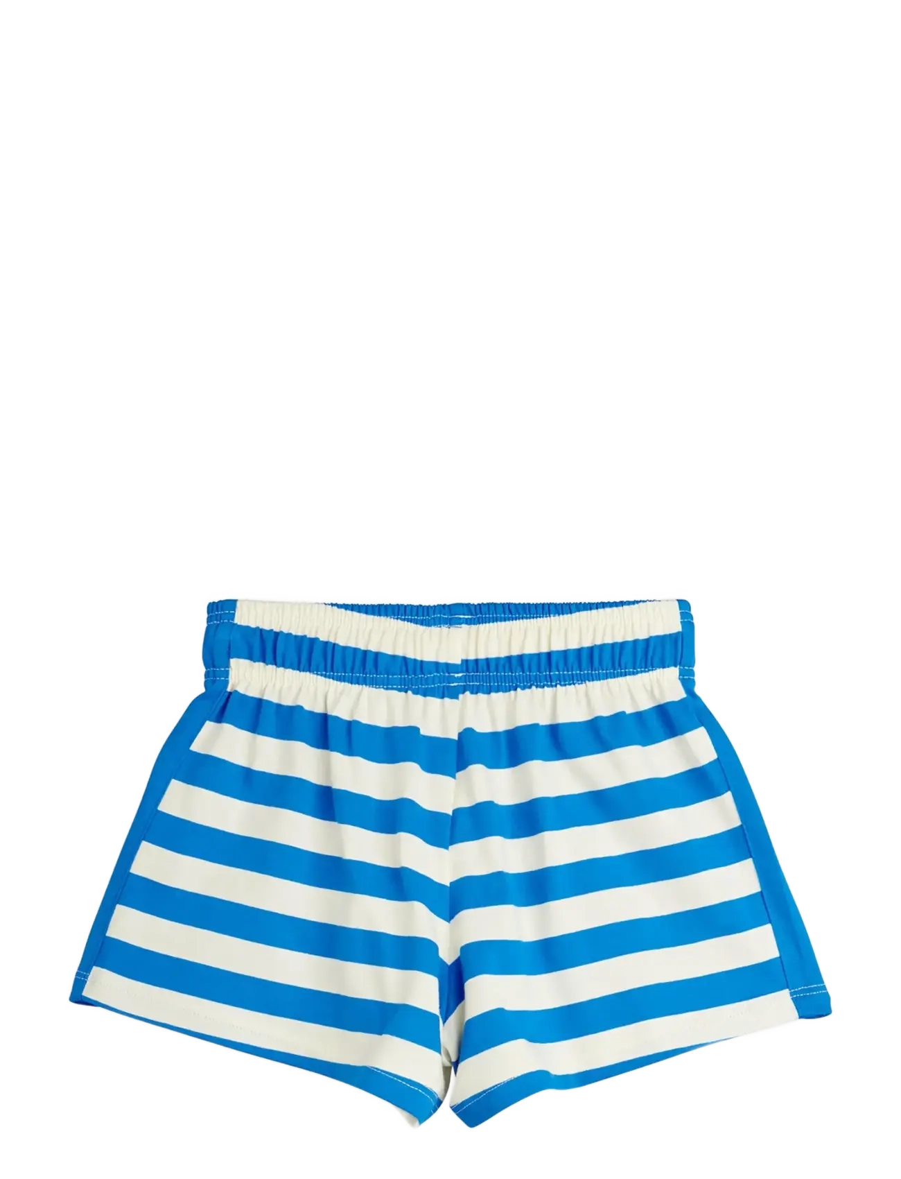 Mini Rodini - Earth yd stripe shorts - sweat shorts - blue - 1