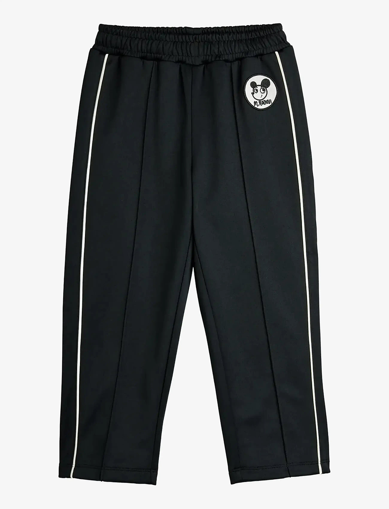 Mini Rodini - Ritzratz patch trousers - mjukisbyxor - black - 0