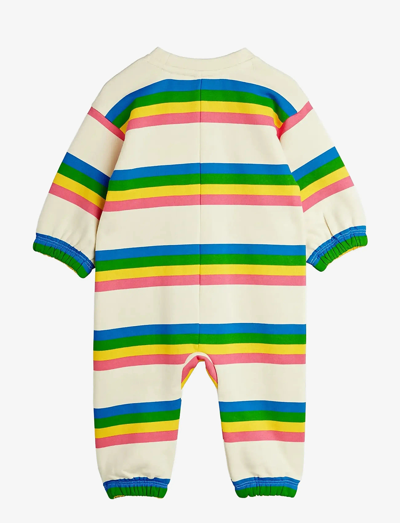 Mini Rodini - Ritzratz stripe baby onesie - jumpsuits - multi - 1