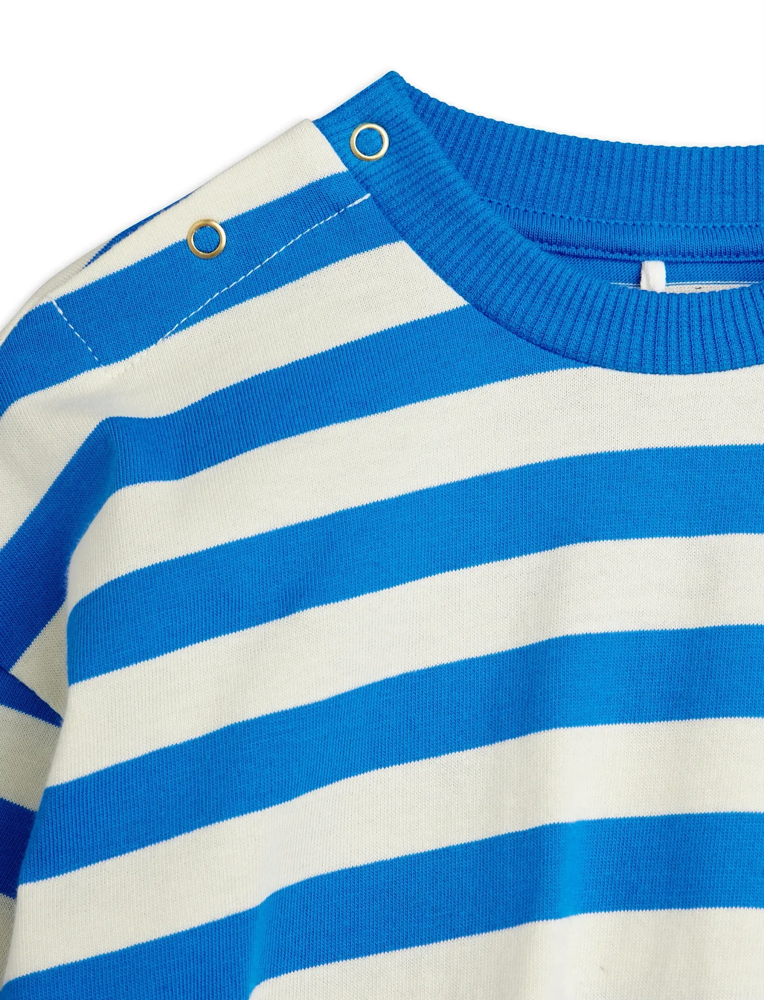 Mini Rodini - Earth yd stripe baby set - sets with long-sleeved t-shirt - blue - 2