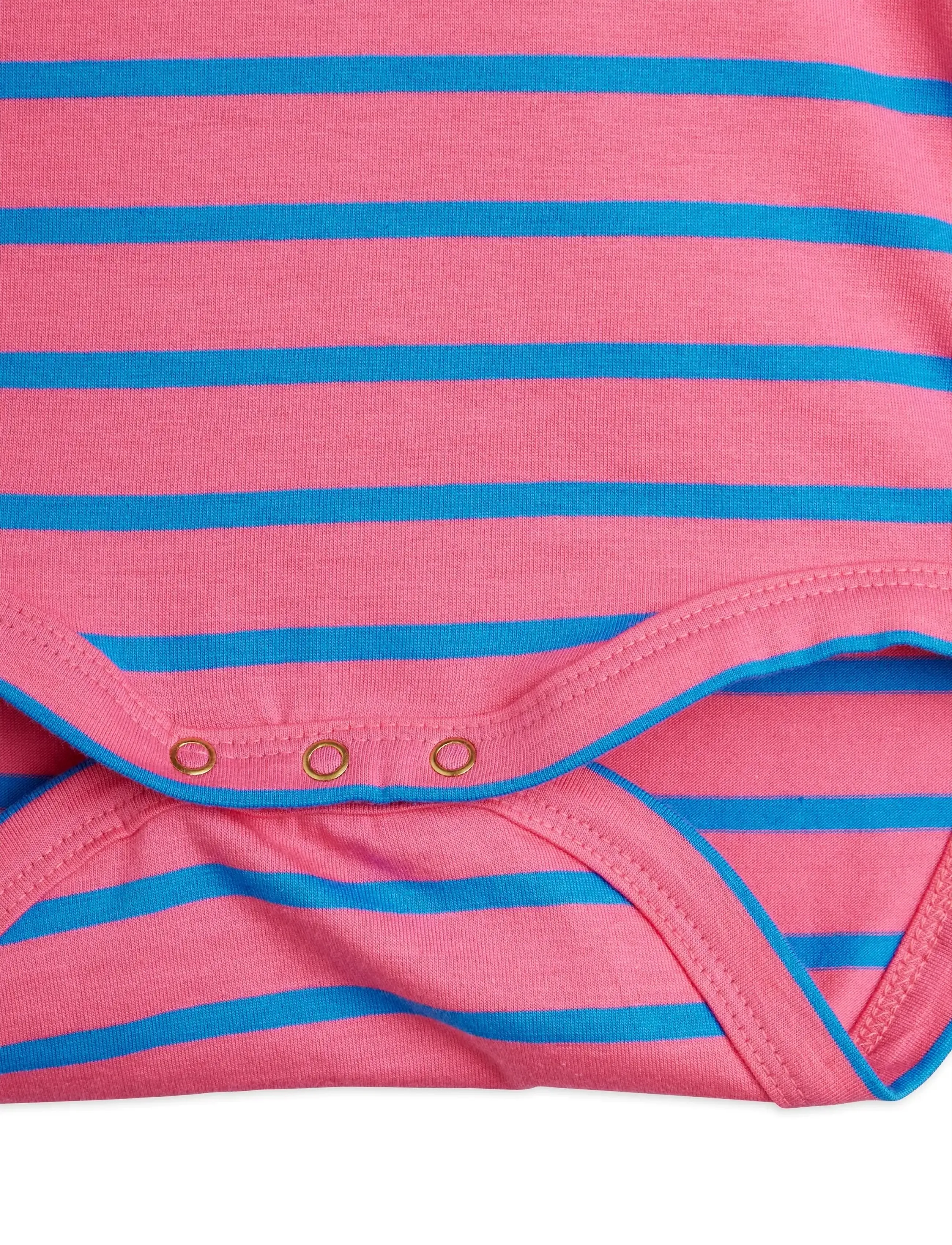 Mini Rodini - Stripe yd ls body - langærmede - pink - 3